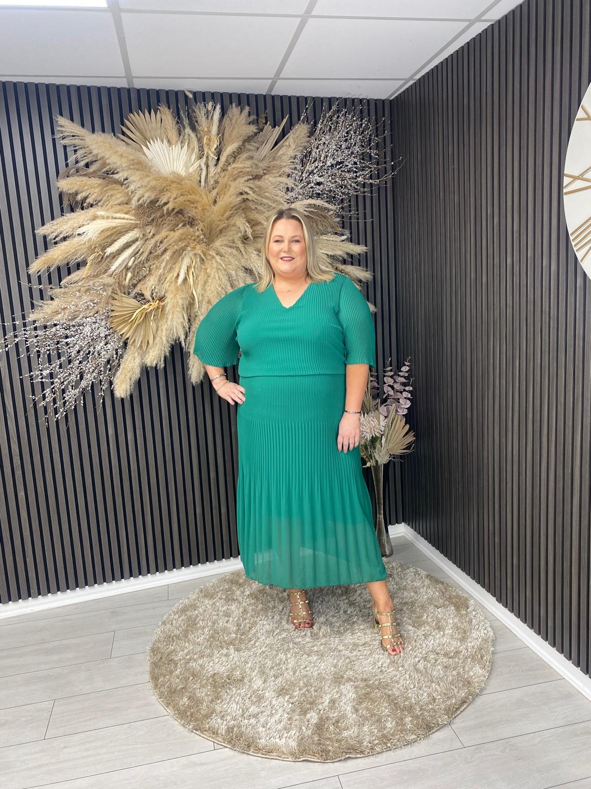 STACEY DRESS - GREEN