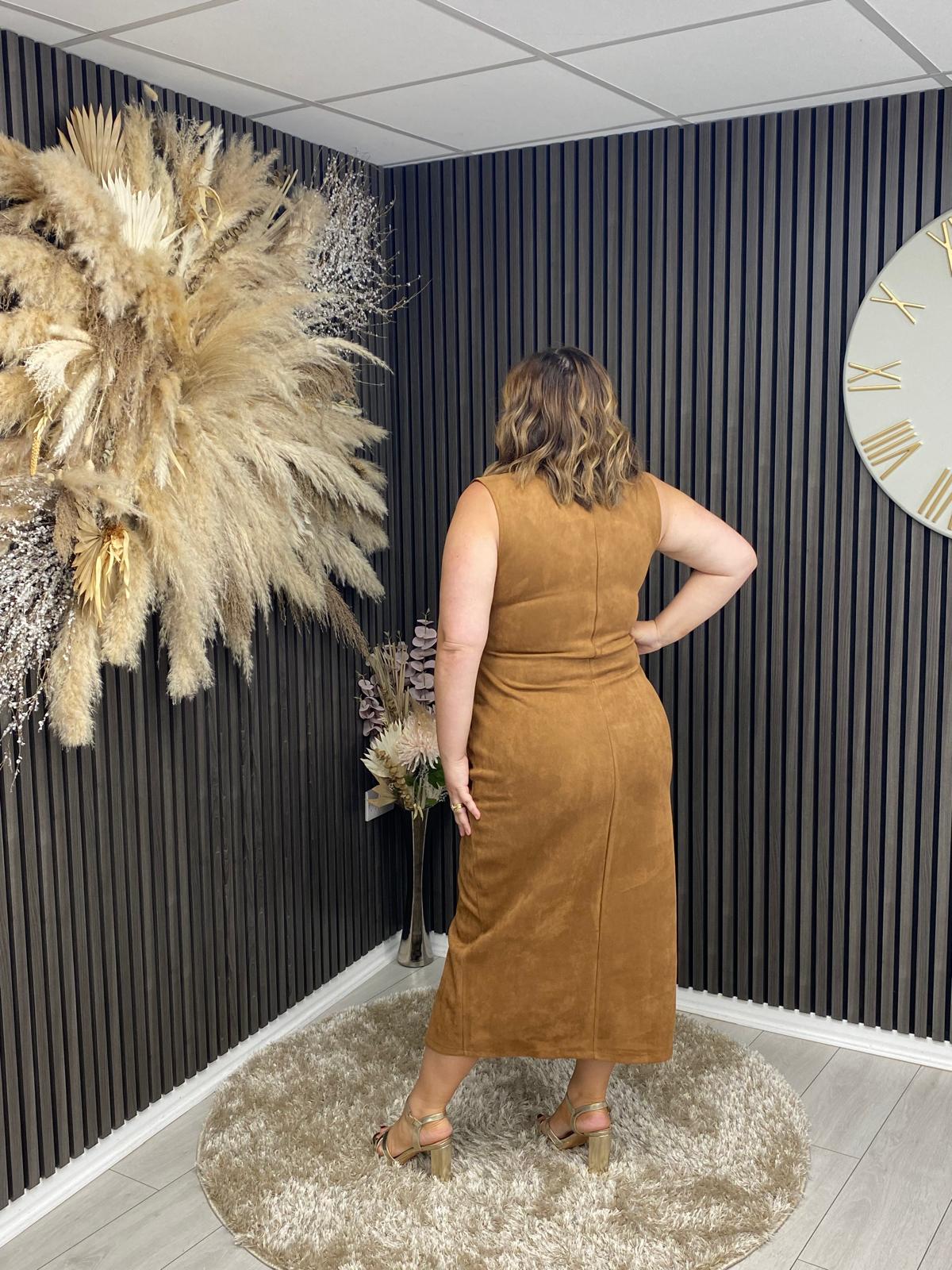 PATRICE DRESS - CAMEL