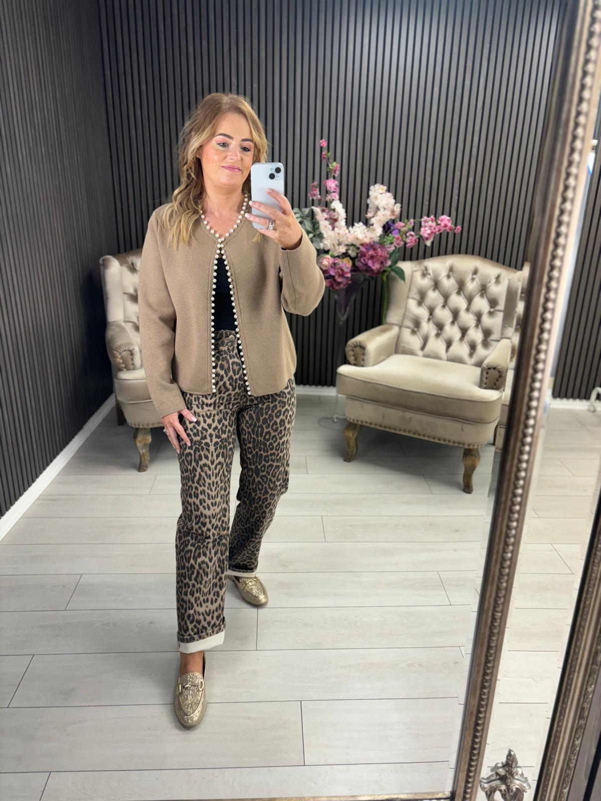 HOLLY CARDIGAN - TAUPE
