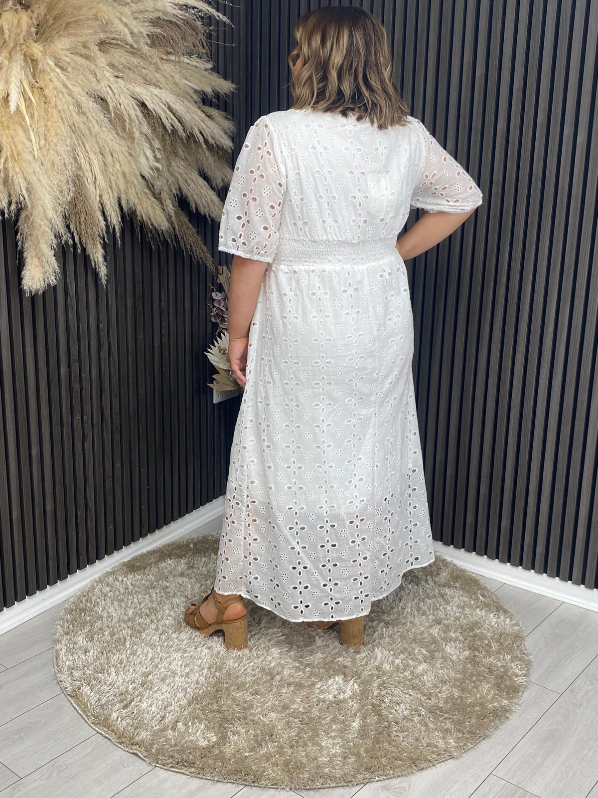 ADELINE DRESS - WHITE