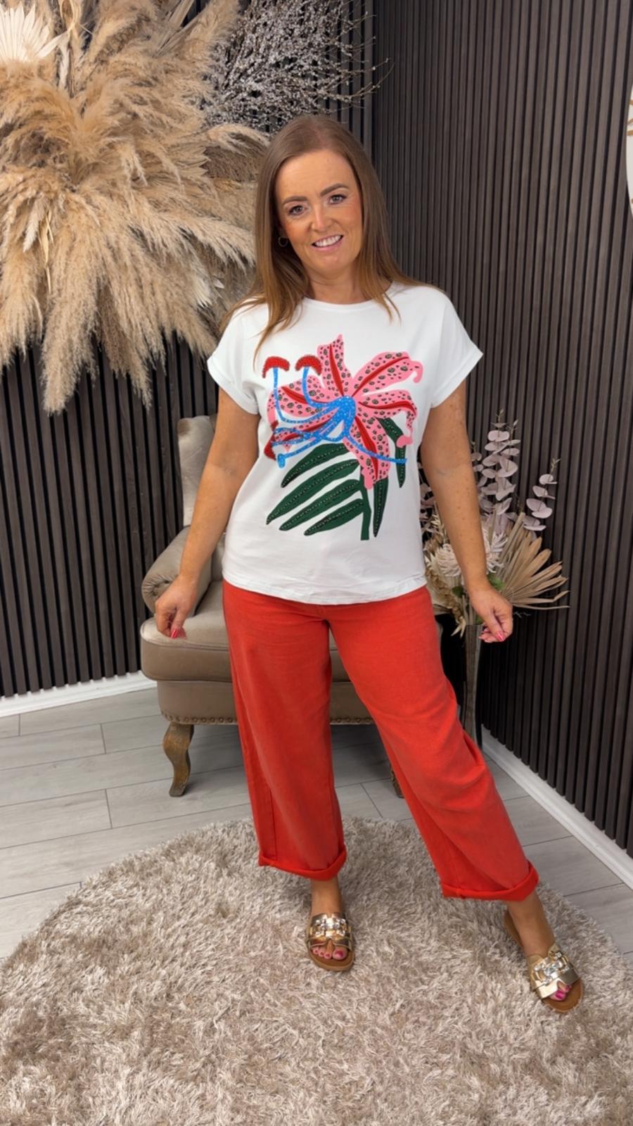 DAHLIA T-SHIRT - FLOWER