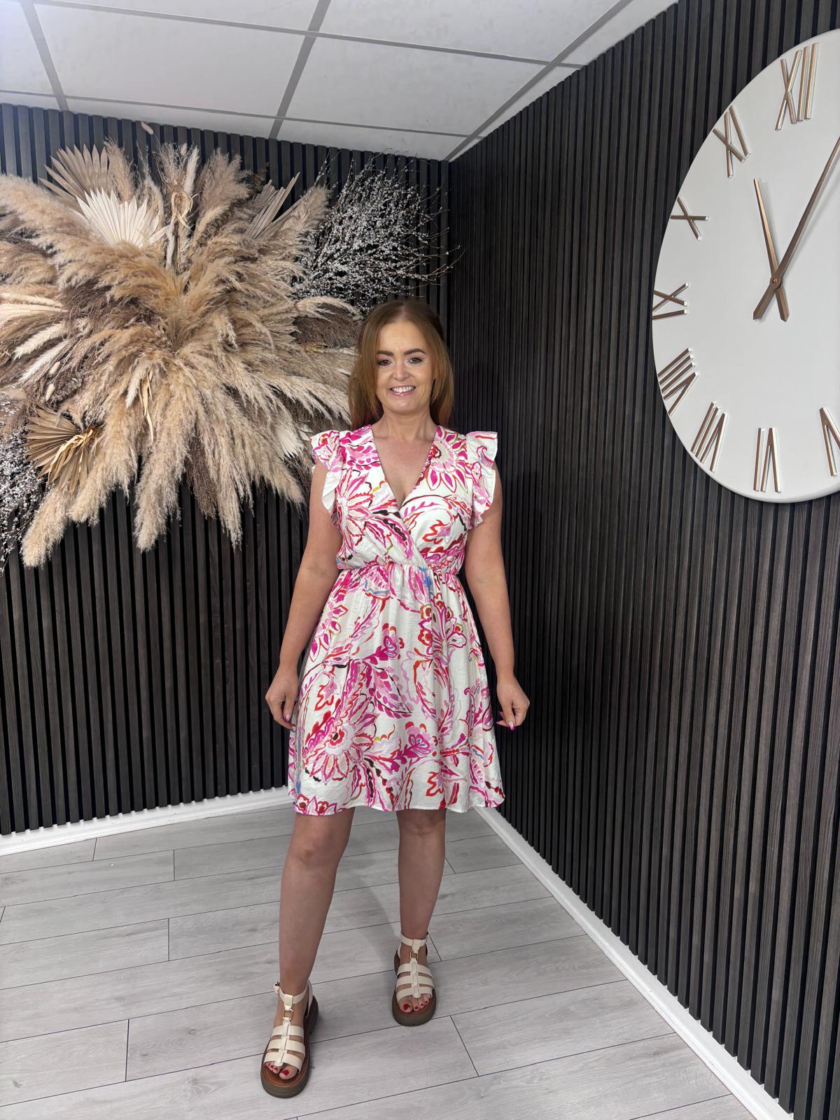 SALLY ANNE DRESS - PINK