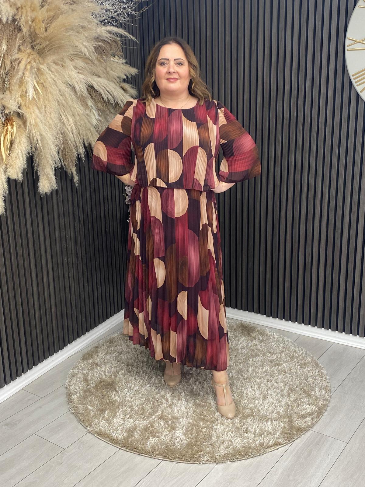 DENISE DRESS - WINE