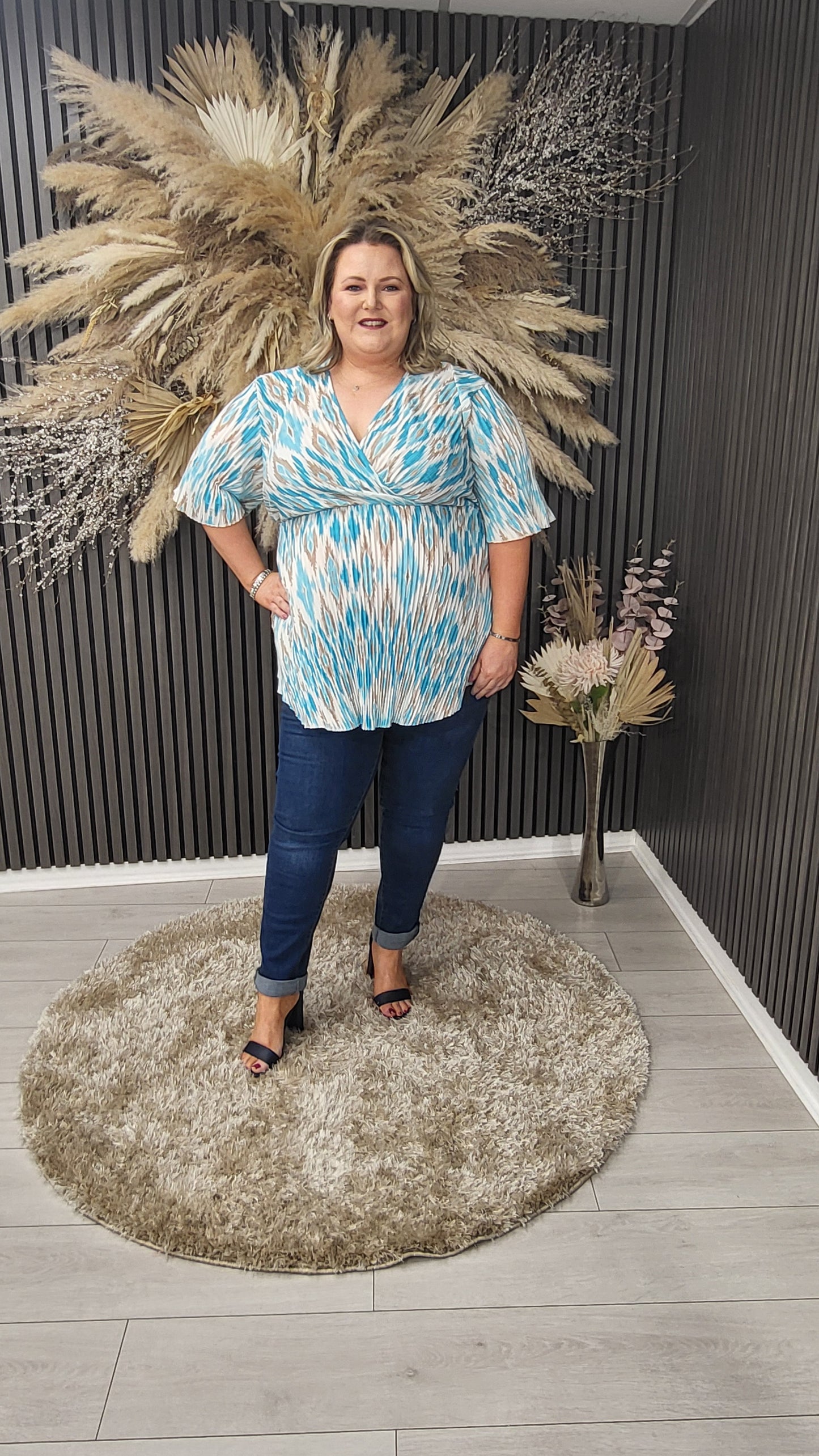MYRA TOP - BLUE