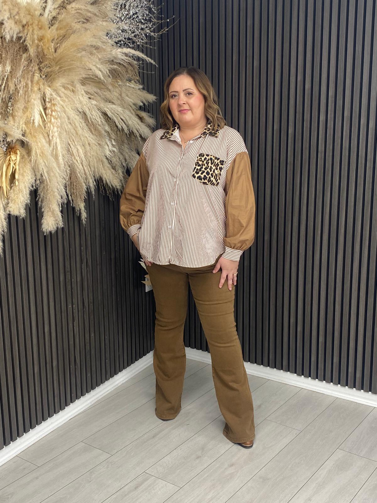 KACIE JEANS - CAMEL