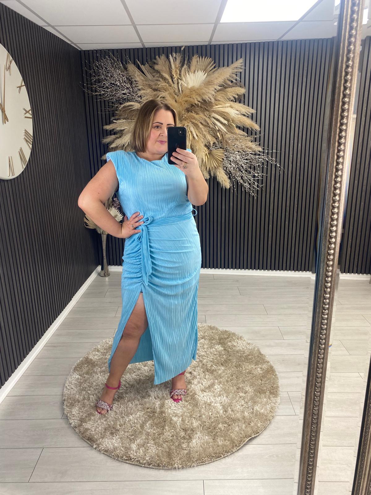 ELENA DRESS - SKY BLUE