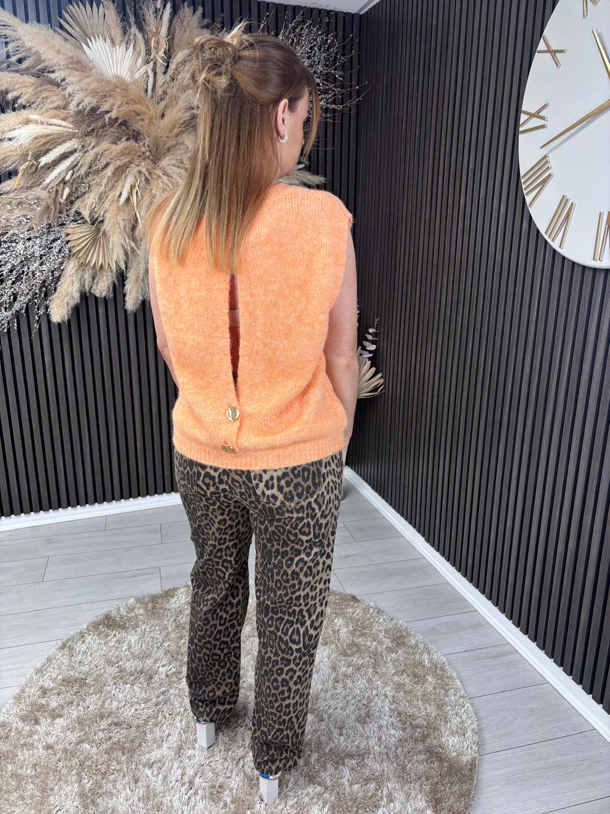 CAMILLA VEST - ORANGE