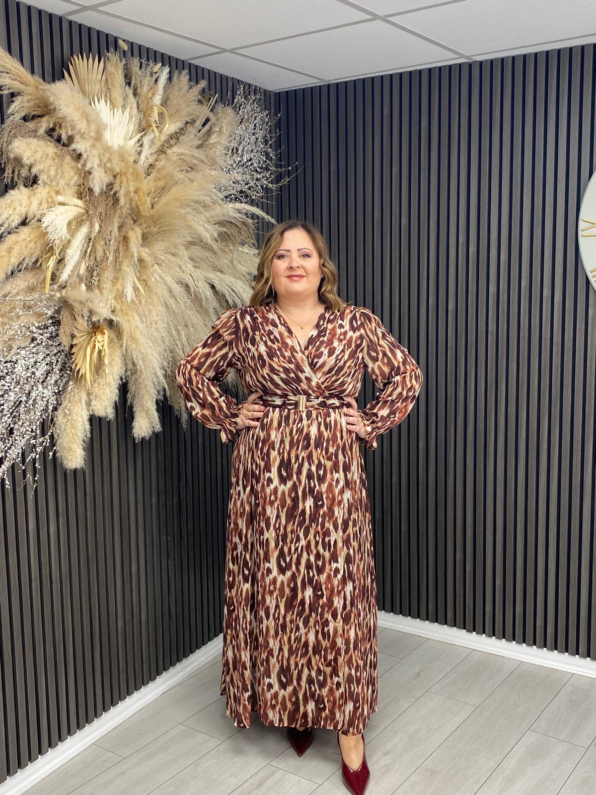 ARABELLA DRESS - ANIMAL PRINT