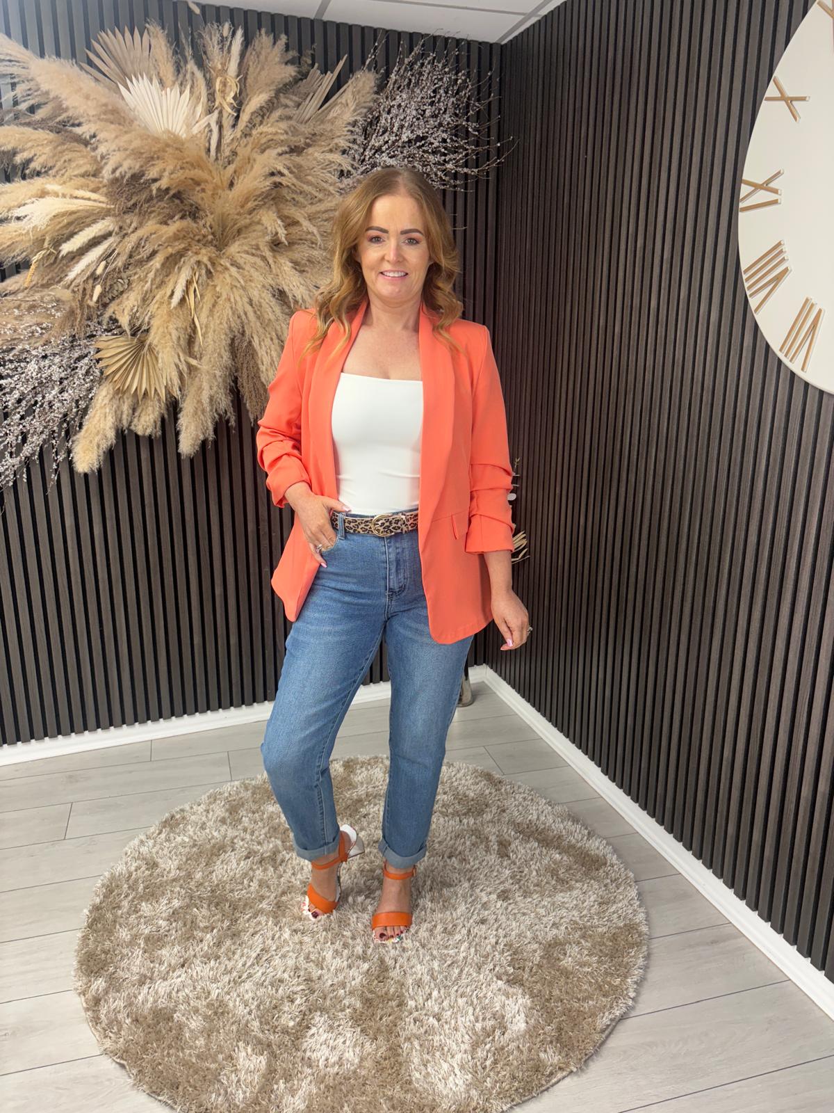 TANYA BLAZER - ORANGE
