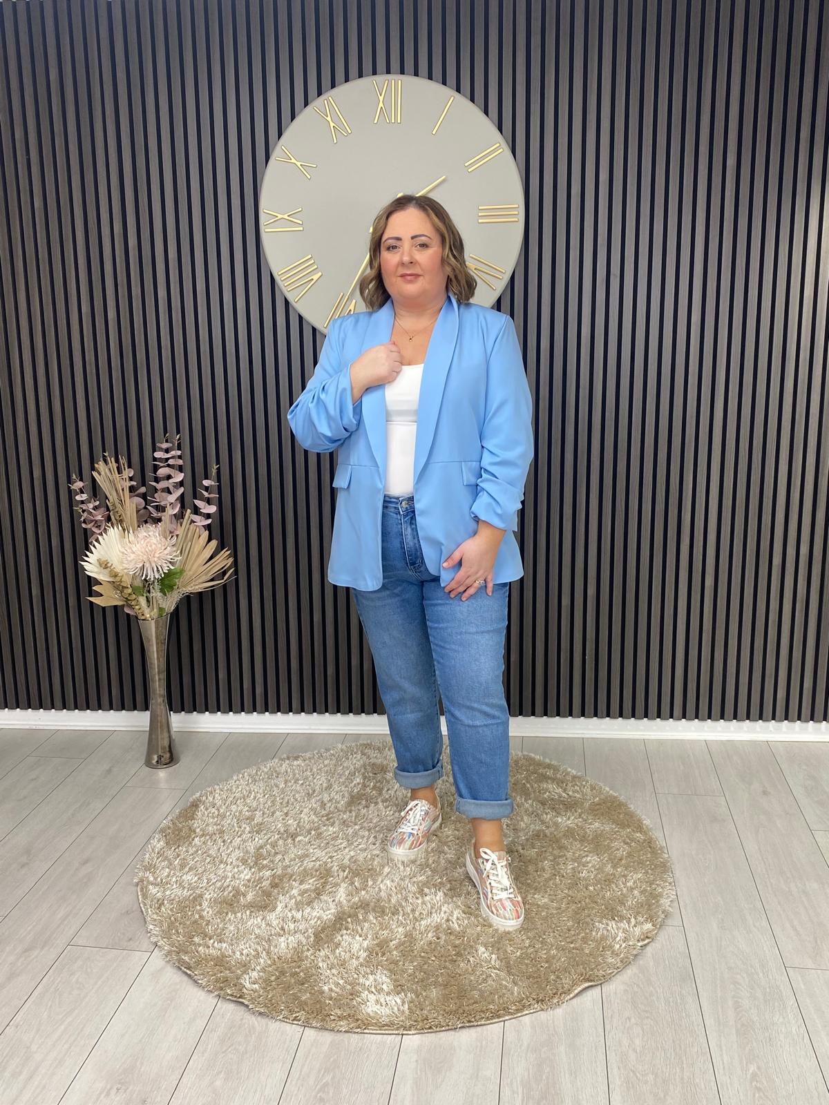 TANYA BLAZER - SKY BLUE