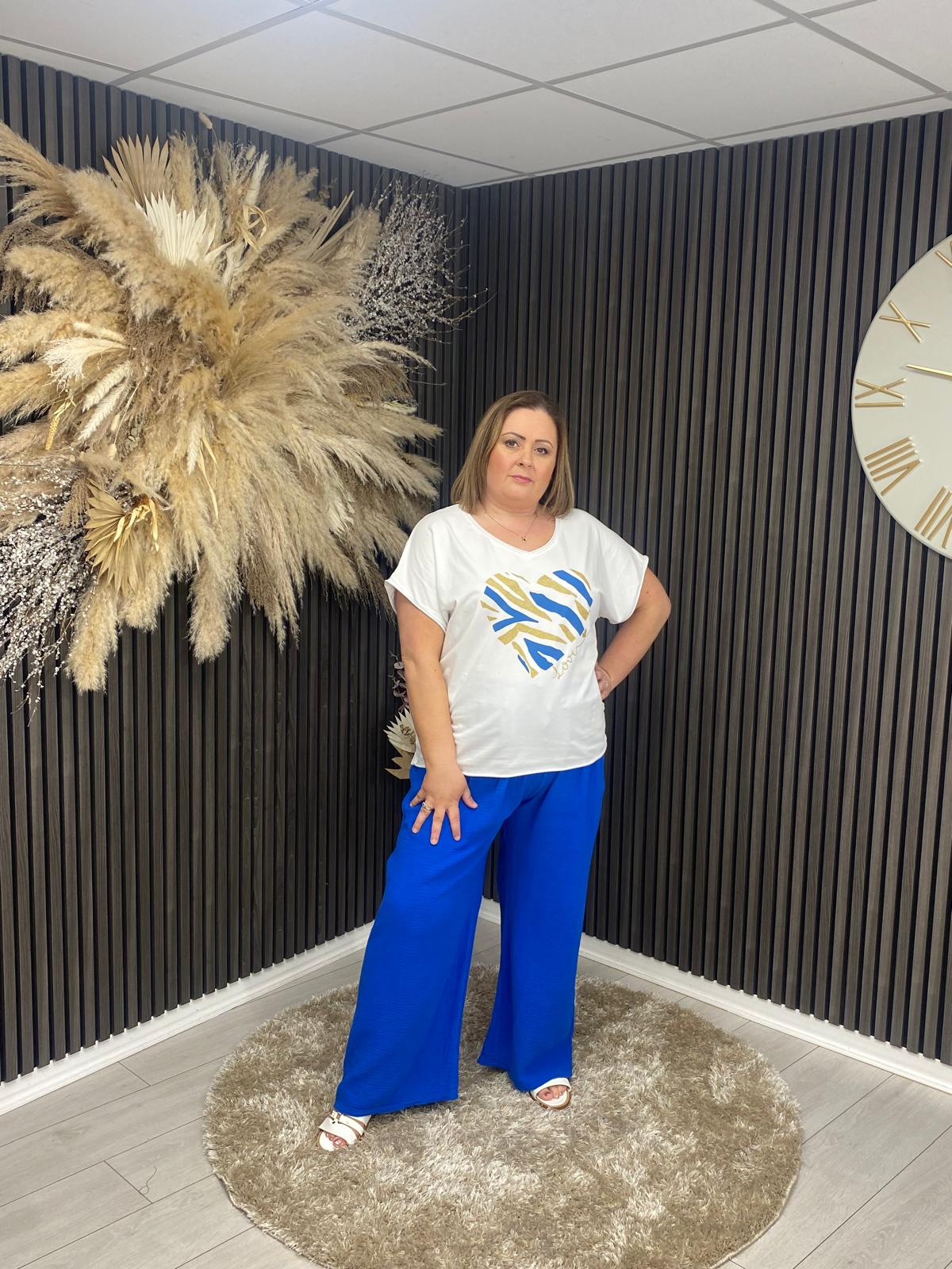 MERI T-SHIRT - BLUE