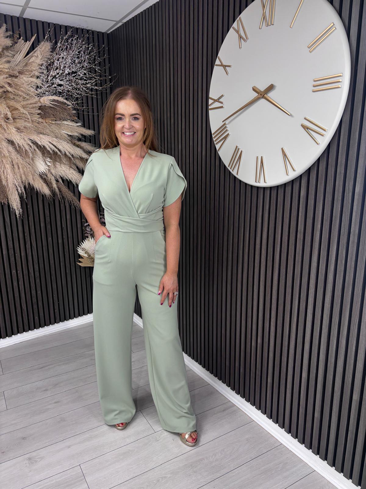 BRIDGET JUMPSUIT - SAGE