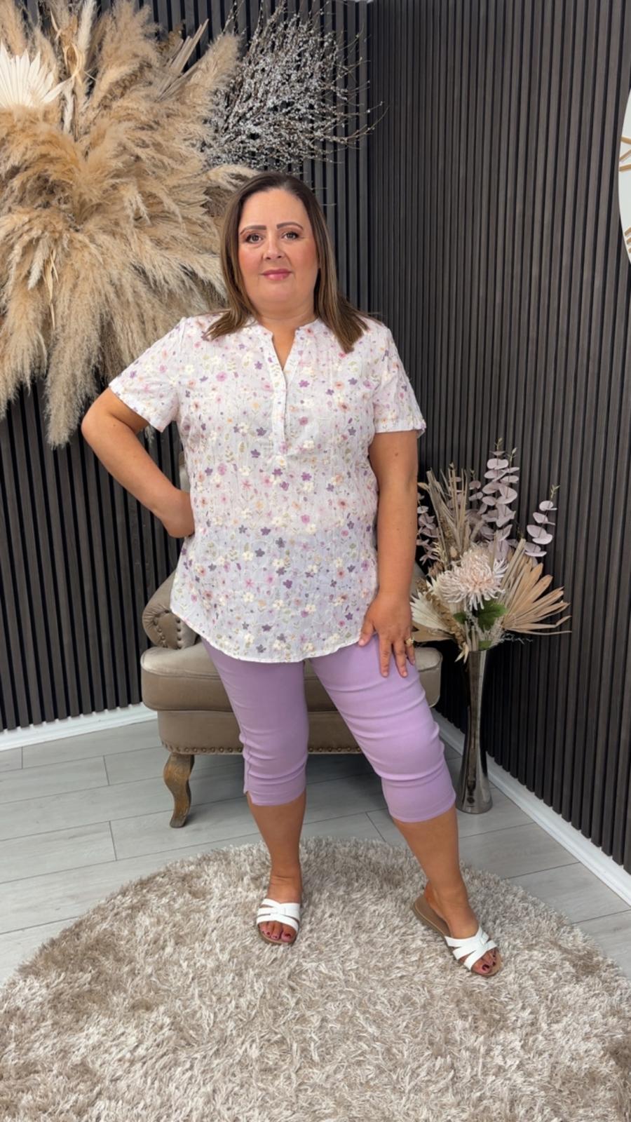 RIANA TOP - LILAC