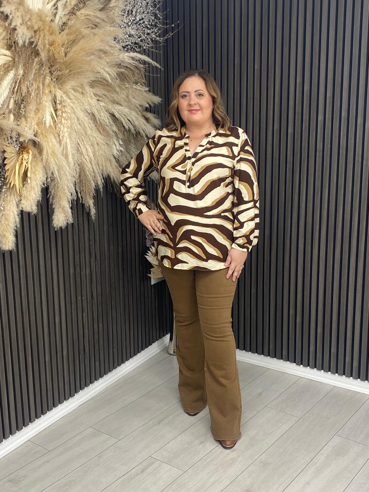 KACIE JEANS - CAMEL