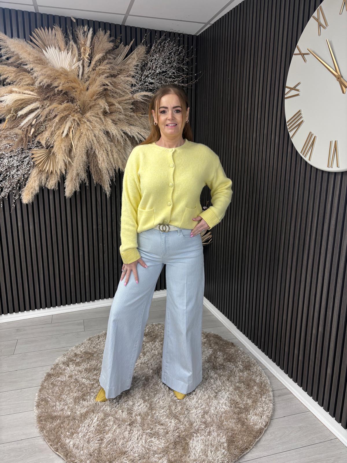 PAM CARDIGAN - YELLOW