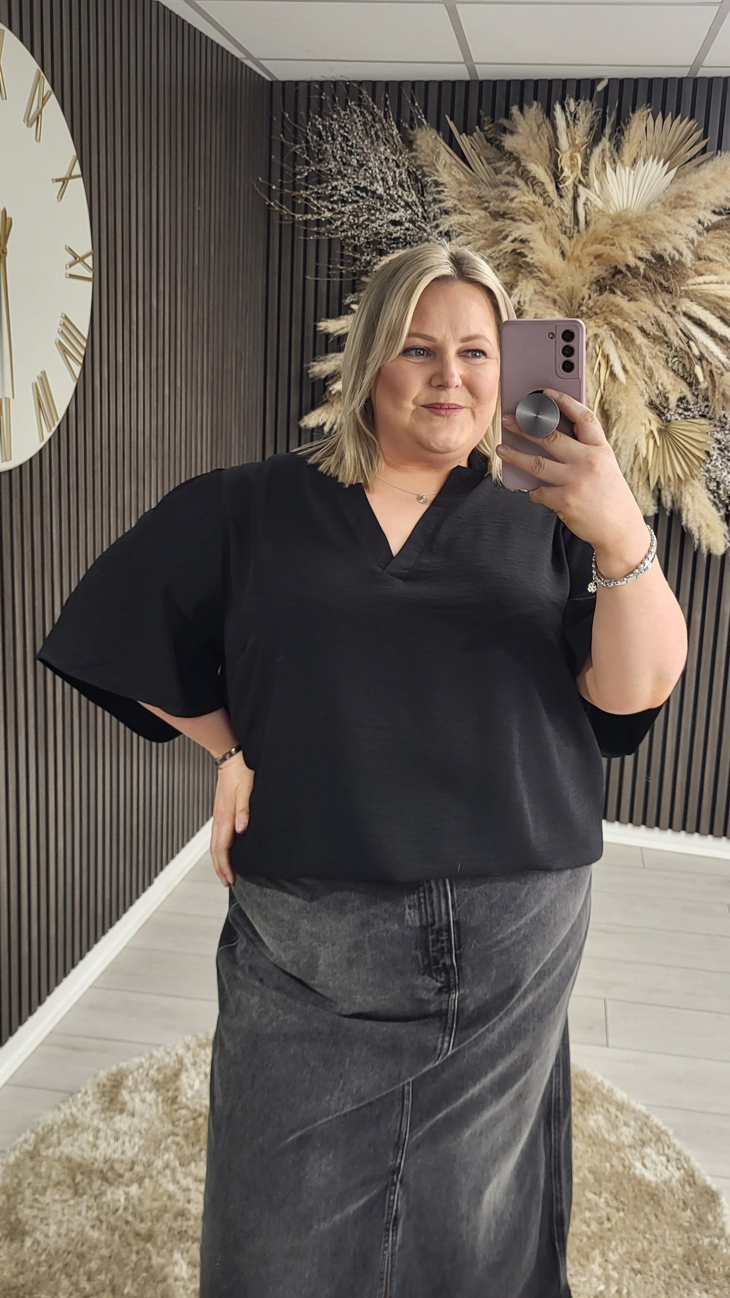 BETHANY TOP - BLACK