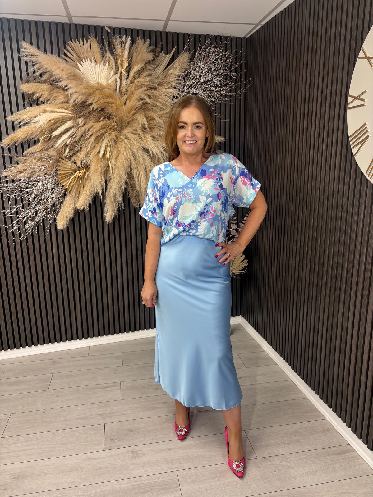 PHEOBE TOP - BLUE