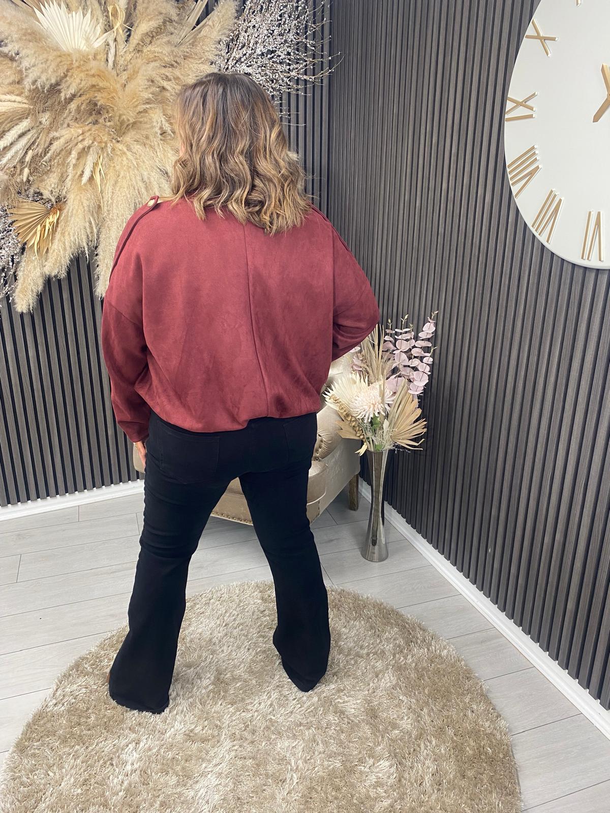 TRICIA JACKET - BORDEAUX