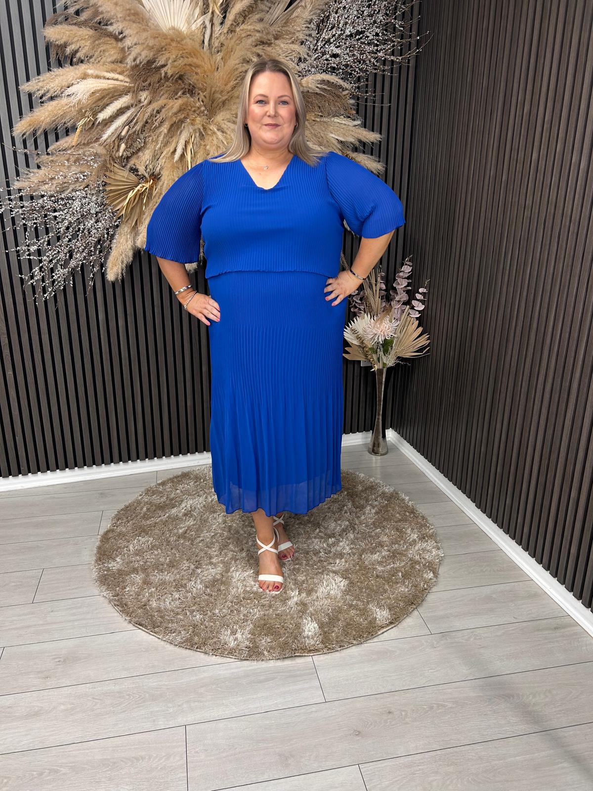 STACEY DRESS - BLUE
