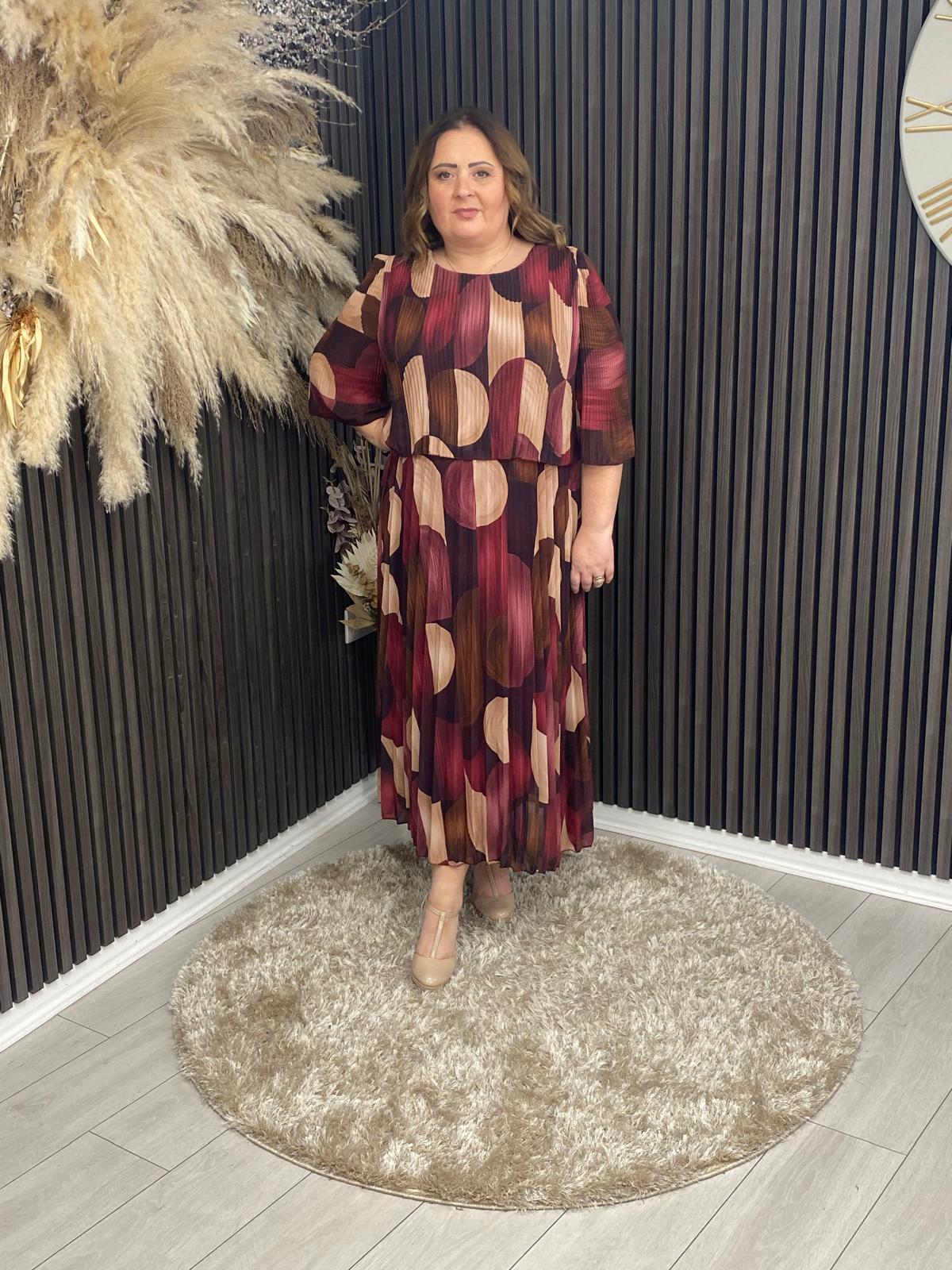 DENISE DRESS - WINE