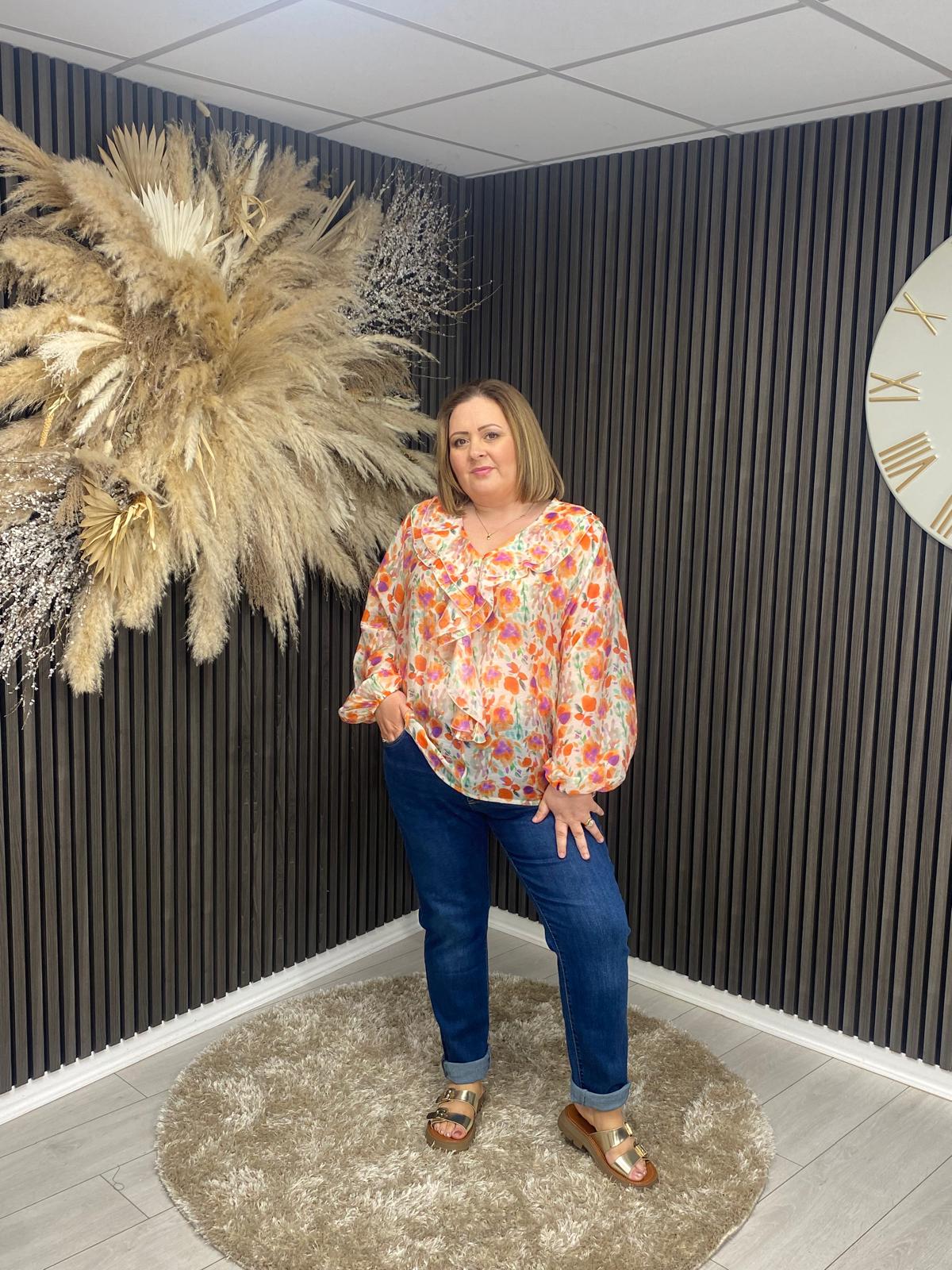 ANNALISE BLOUSE - FLORAL