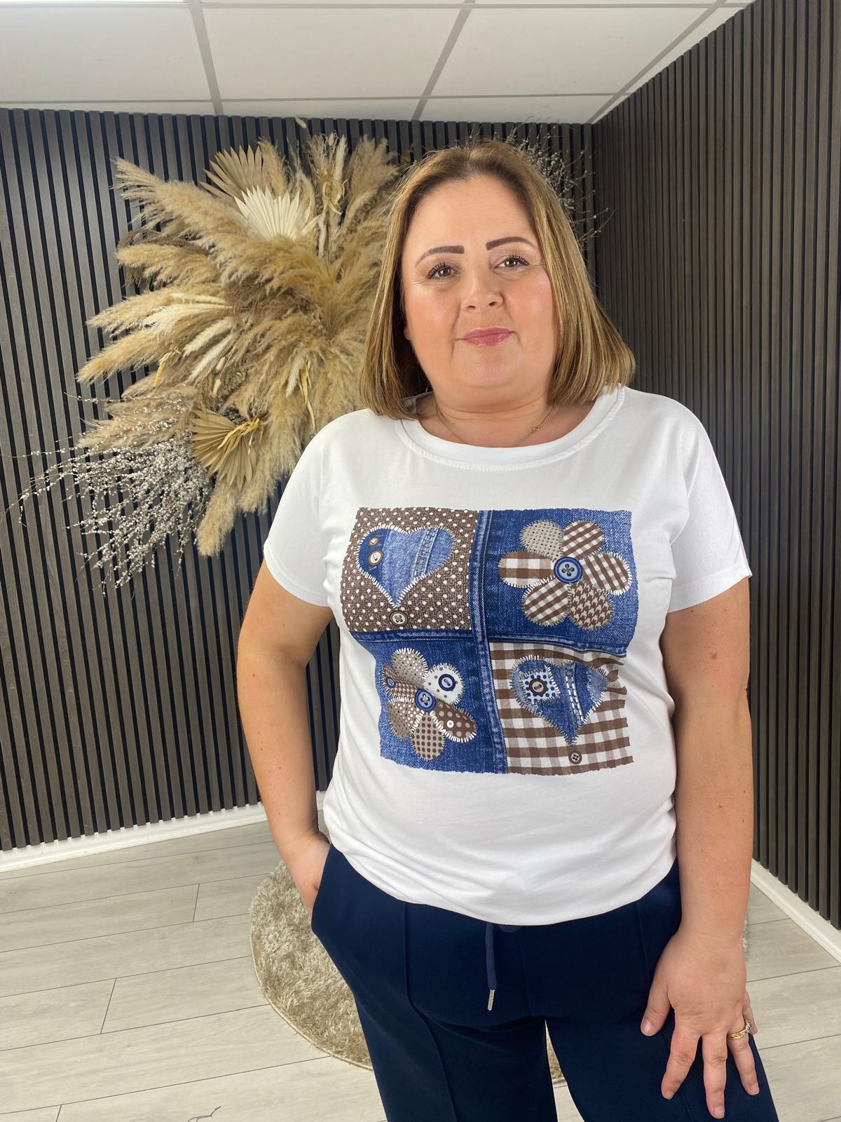 JANETTE T-SHIRT - NAVY