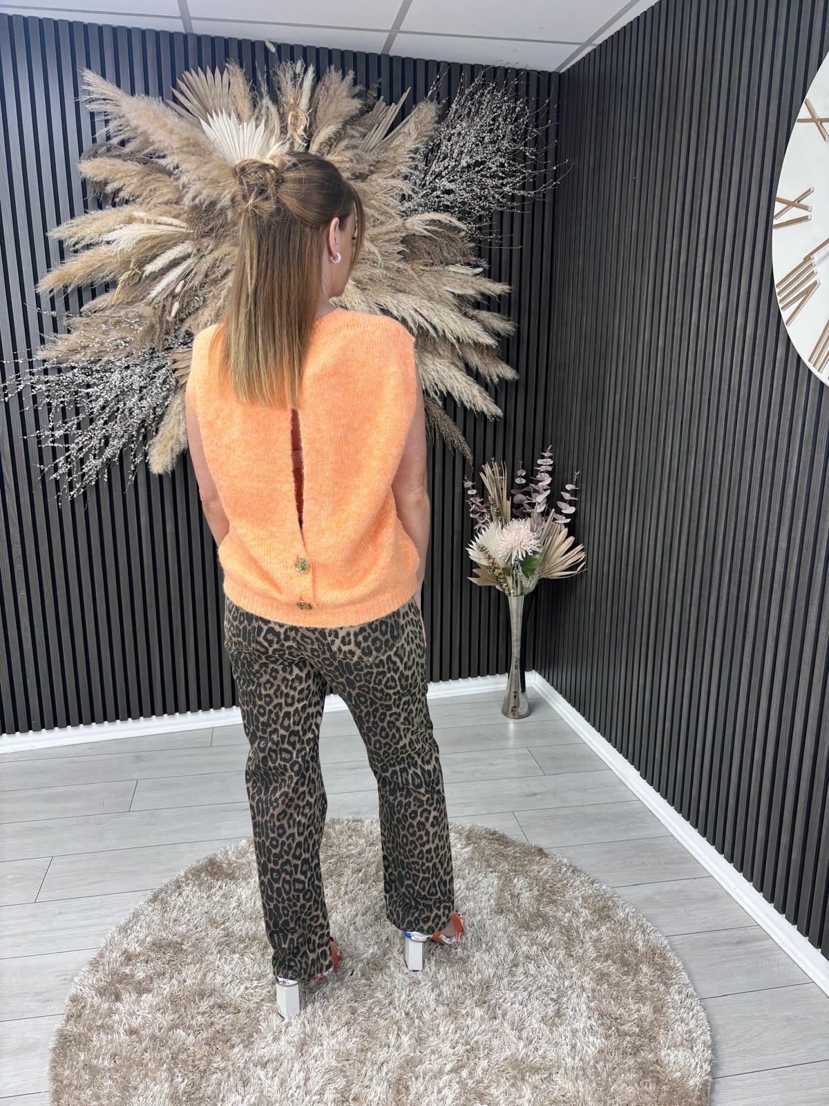 CAMILLA VEST - ORANGE