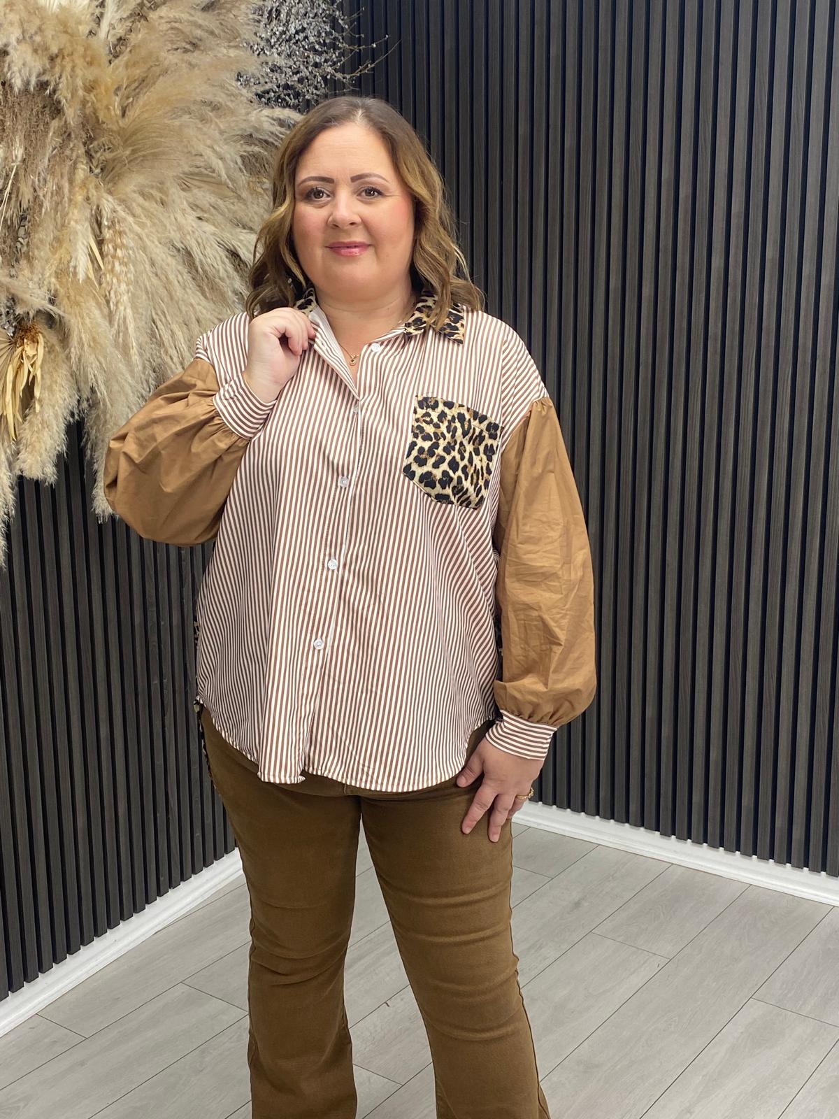 KRISTA SHIRT - CAMEL