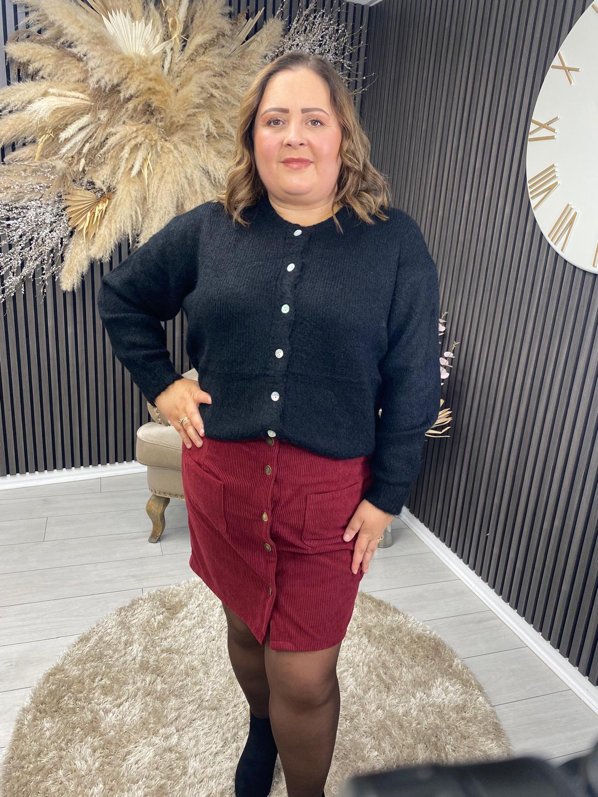 RENEE CARDIGAN - BLACK