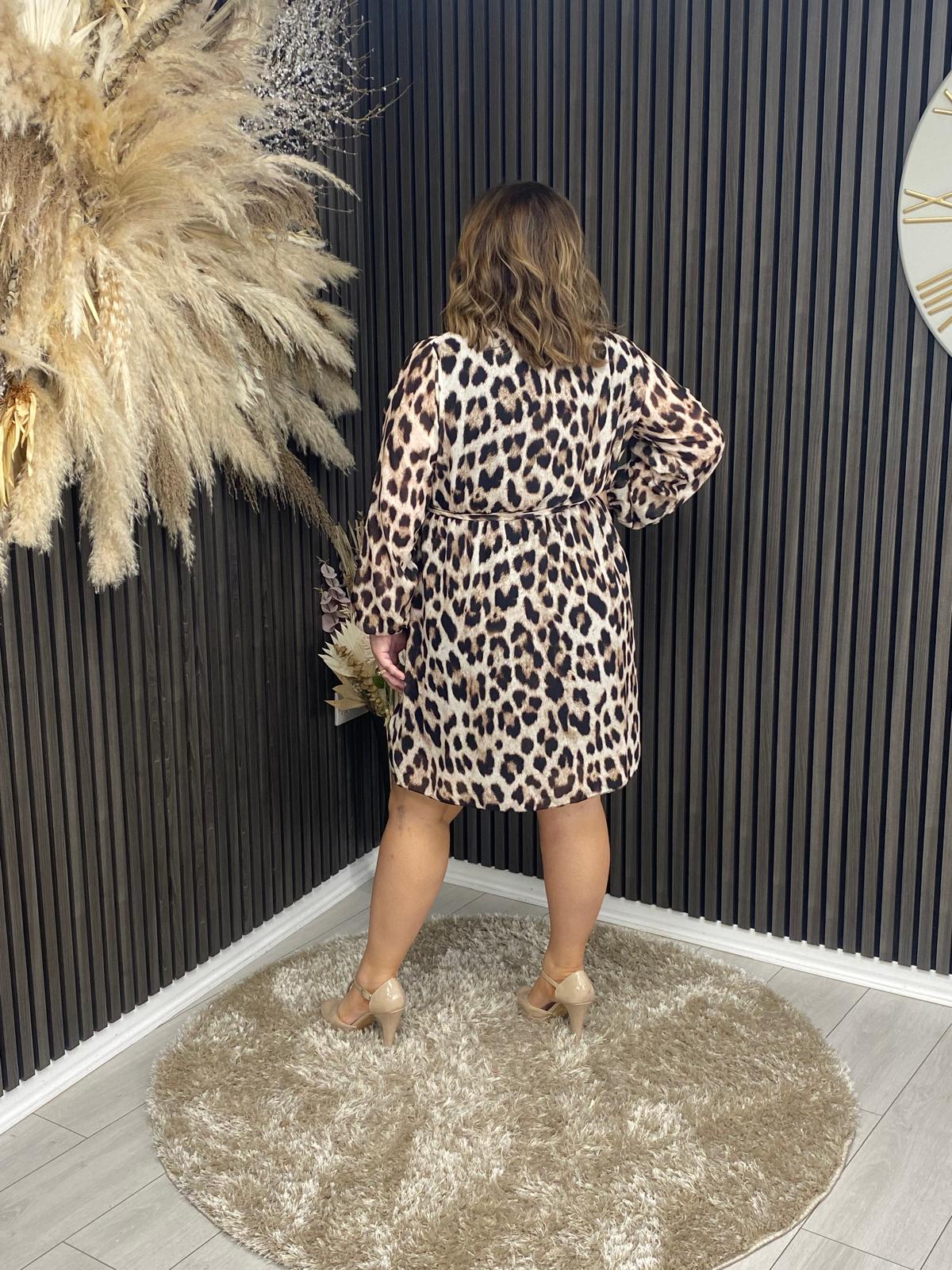 MARIA DRESS - ANIMAL PRINT