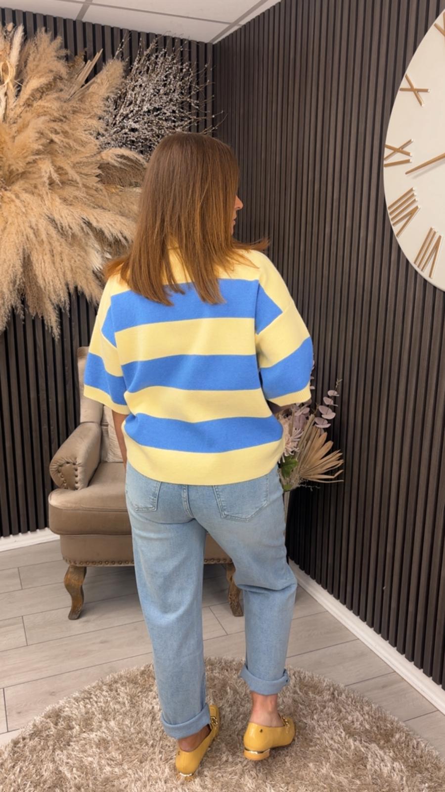 OLLA JUMPER - YELLOW/BLUE