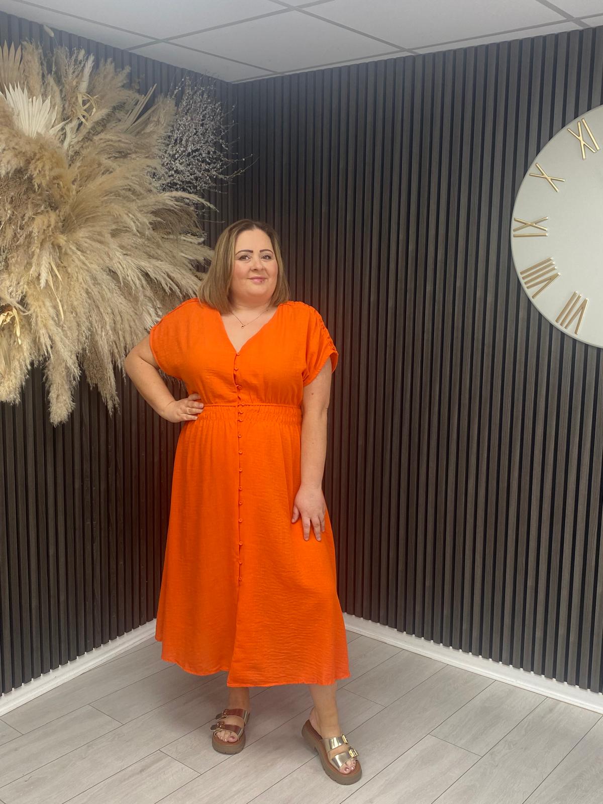 MARNIE DRESS - ORANGE