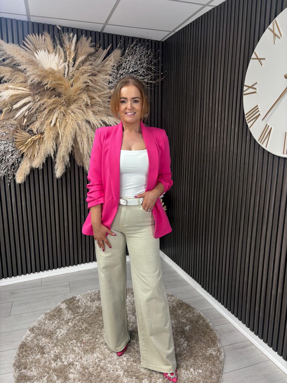 TANYA BLAZER - FUSCHIA