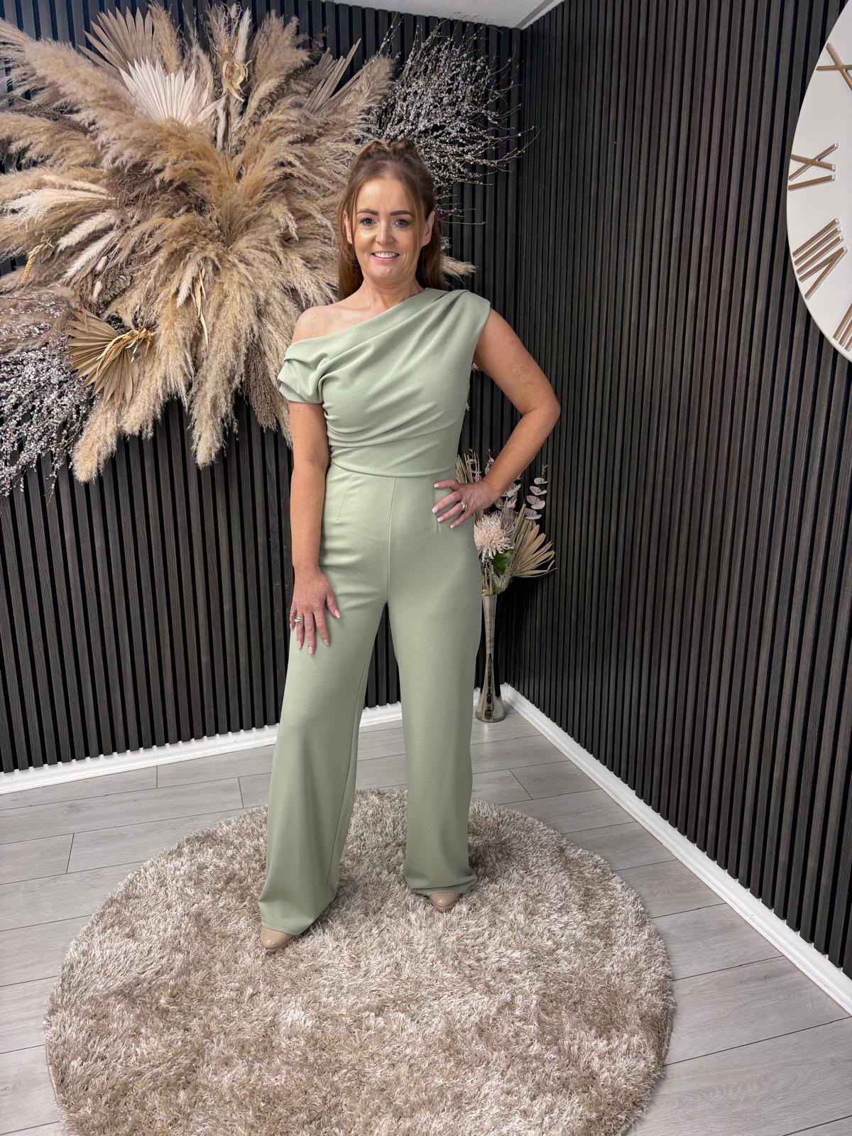 DONNA JUMPSUIT - SAGE
