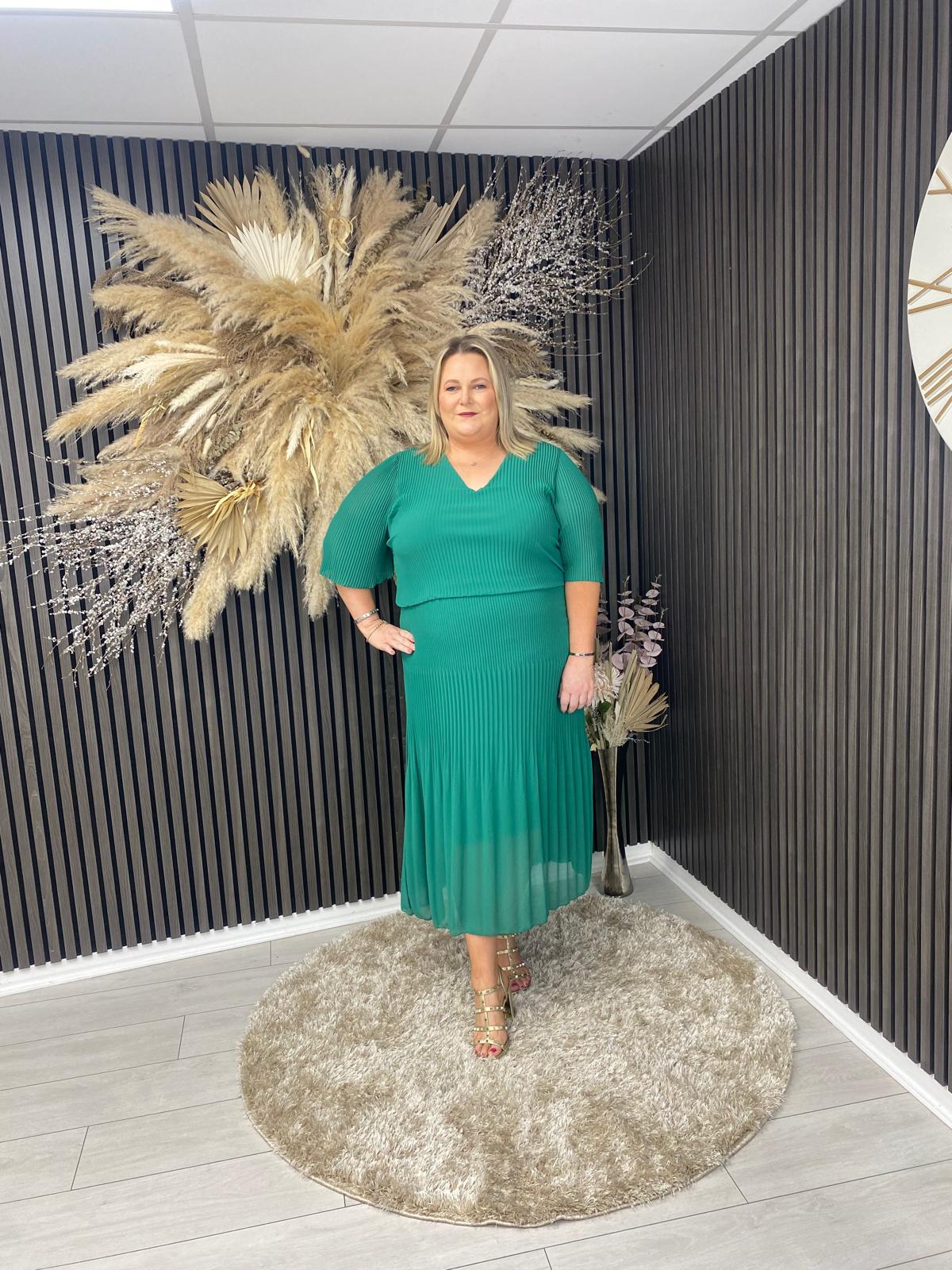 STACEY DRESS - GREEN