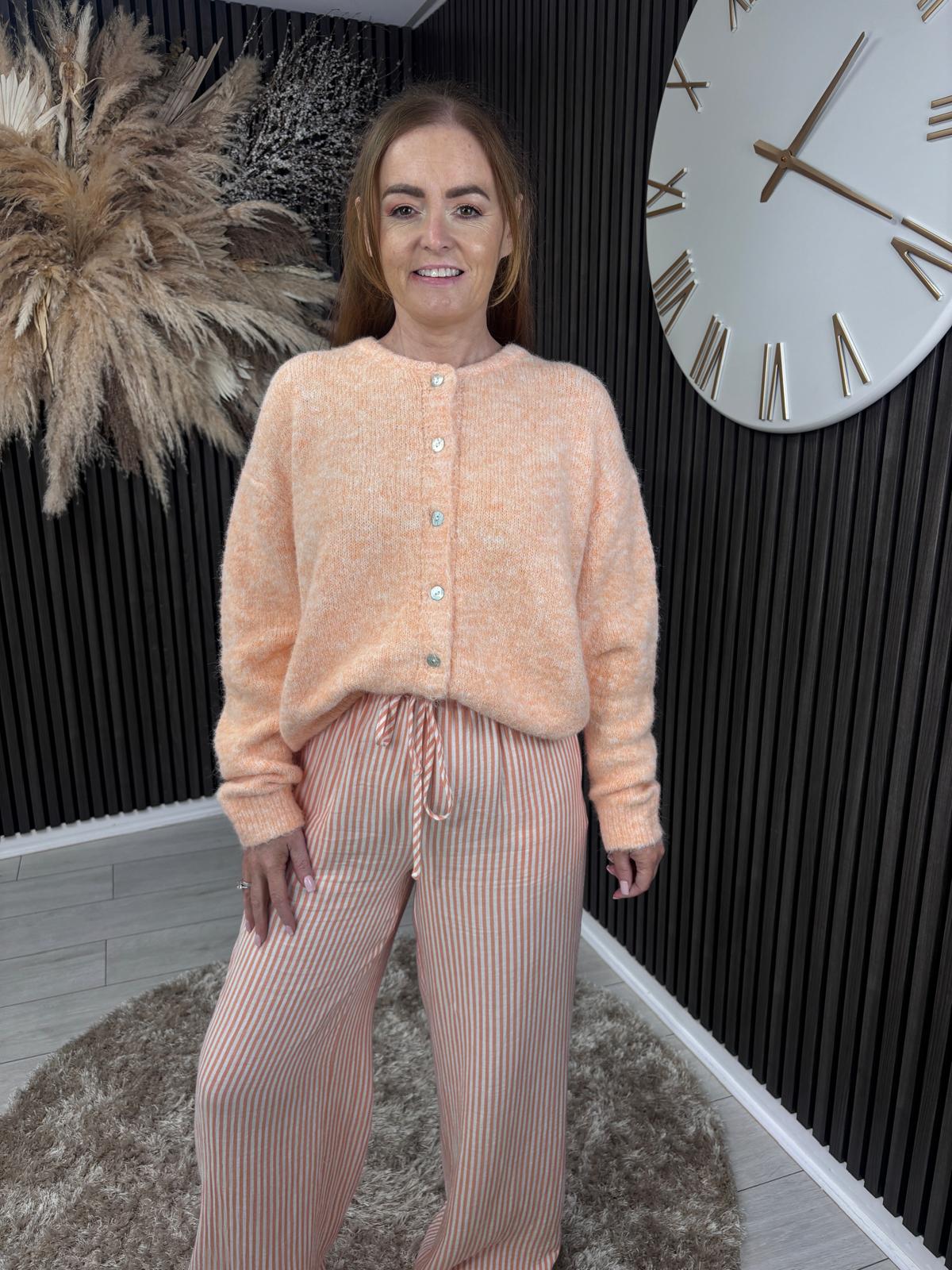 CAROLYN CARDIGAN - APRICOT