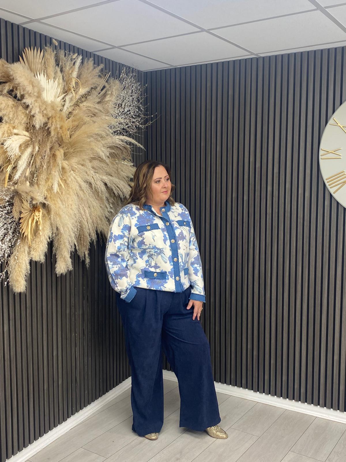 JANET TROUSERS - NAVY