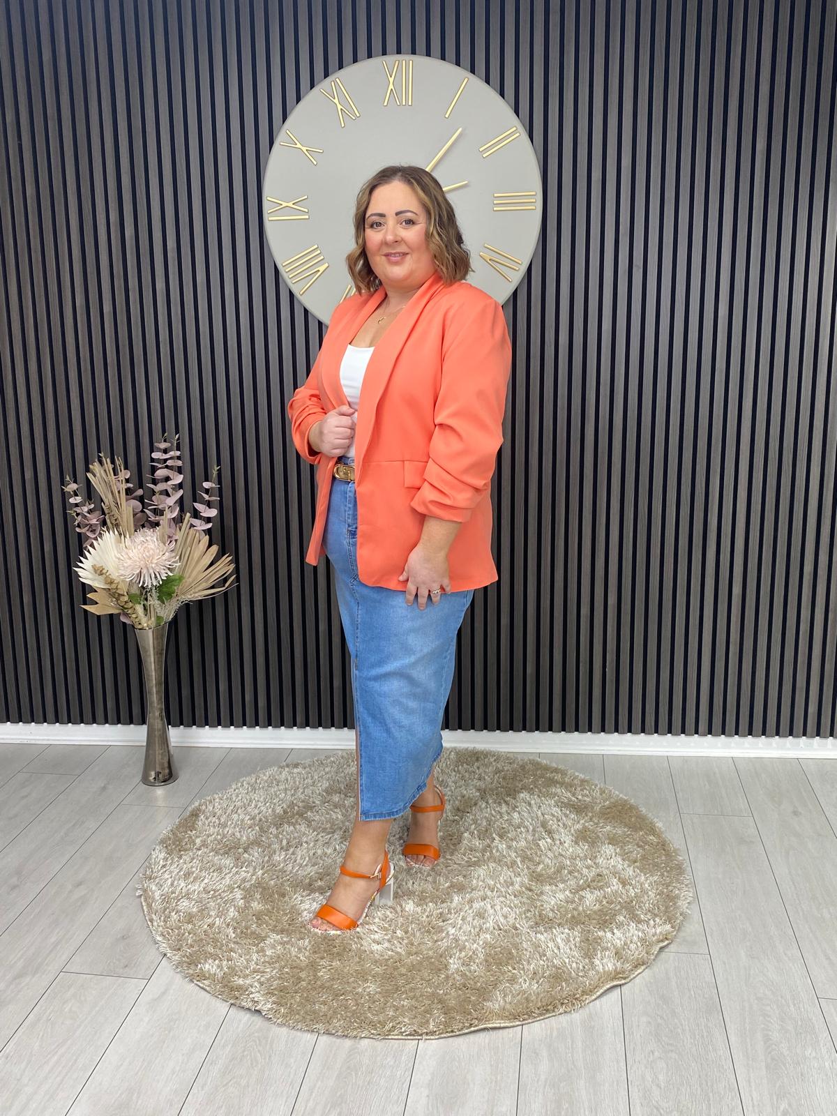 TANYA BLAZER - ORANGE
