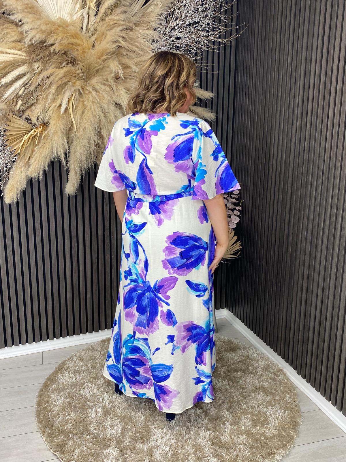 EVA DRESS - BLUE/PURPLE