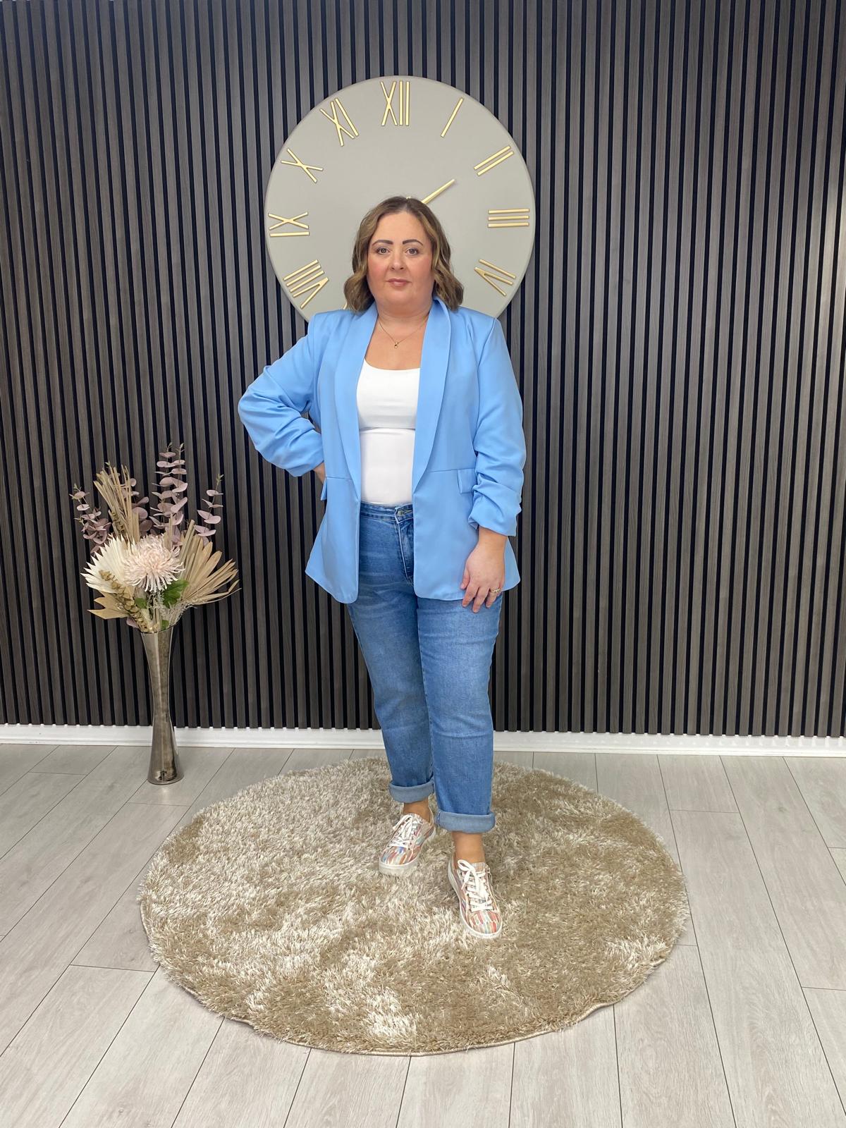 TANYA BLAZER - SKY BLUE