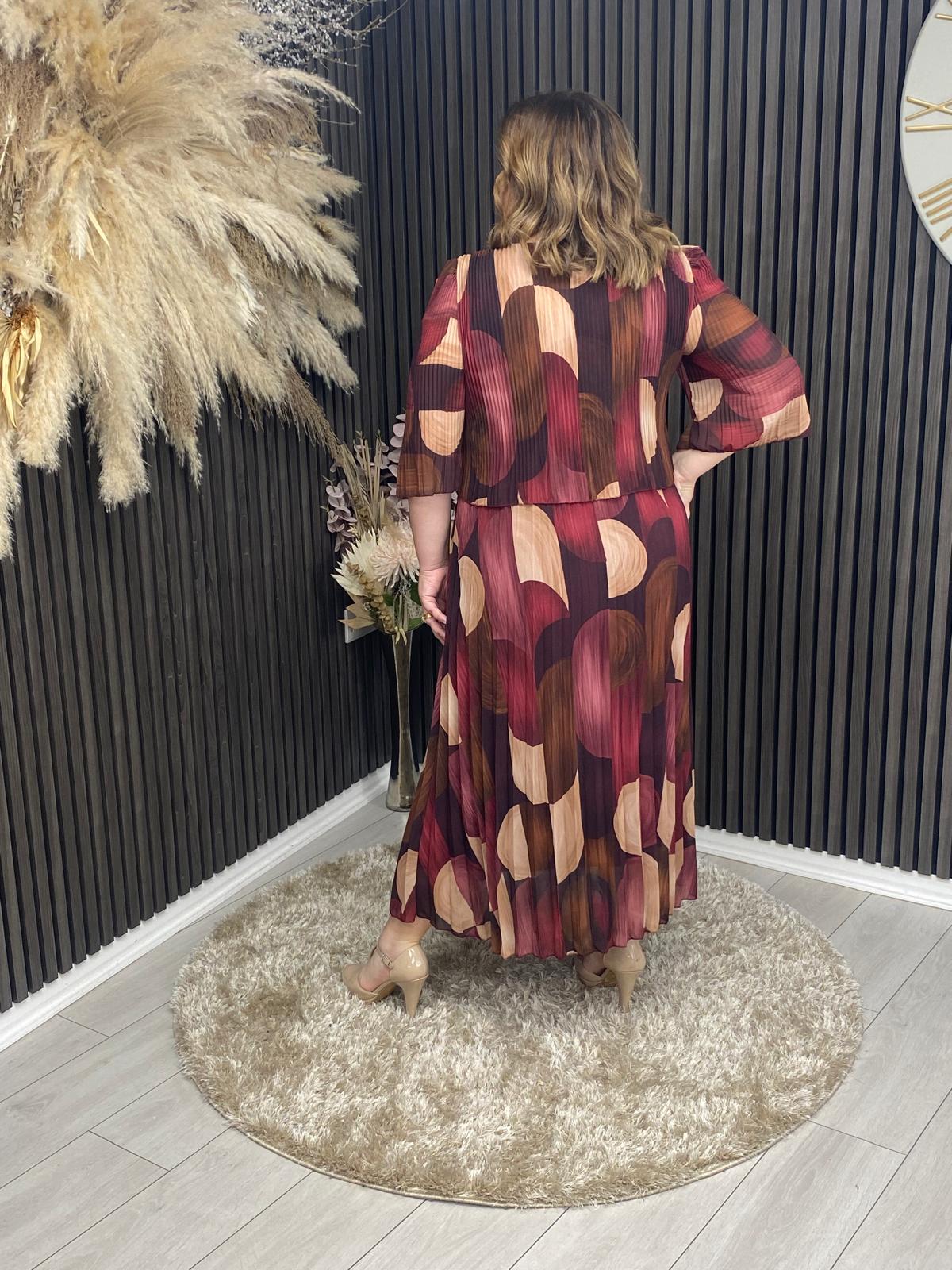 DENISE DRESS - WINE