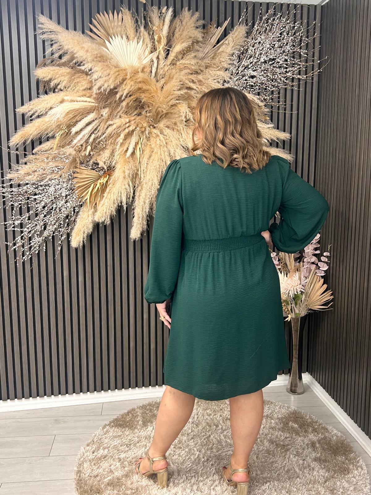 GLADIS DRESS - GREEN
