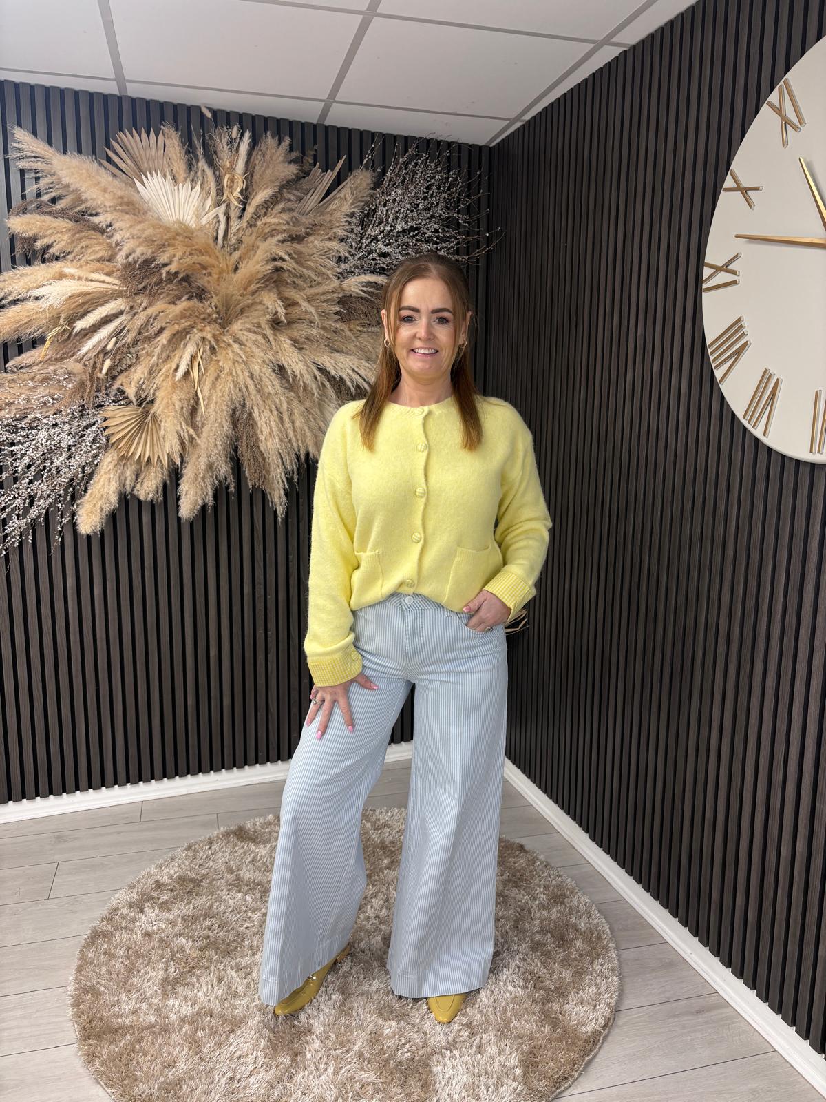 PAM CARDIGAN - YELLOW