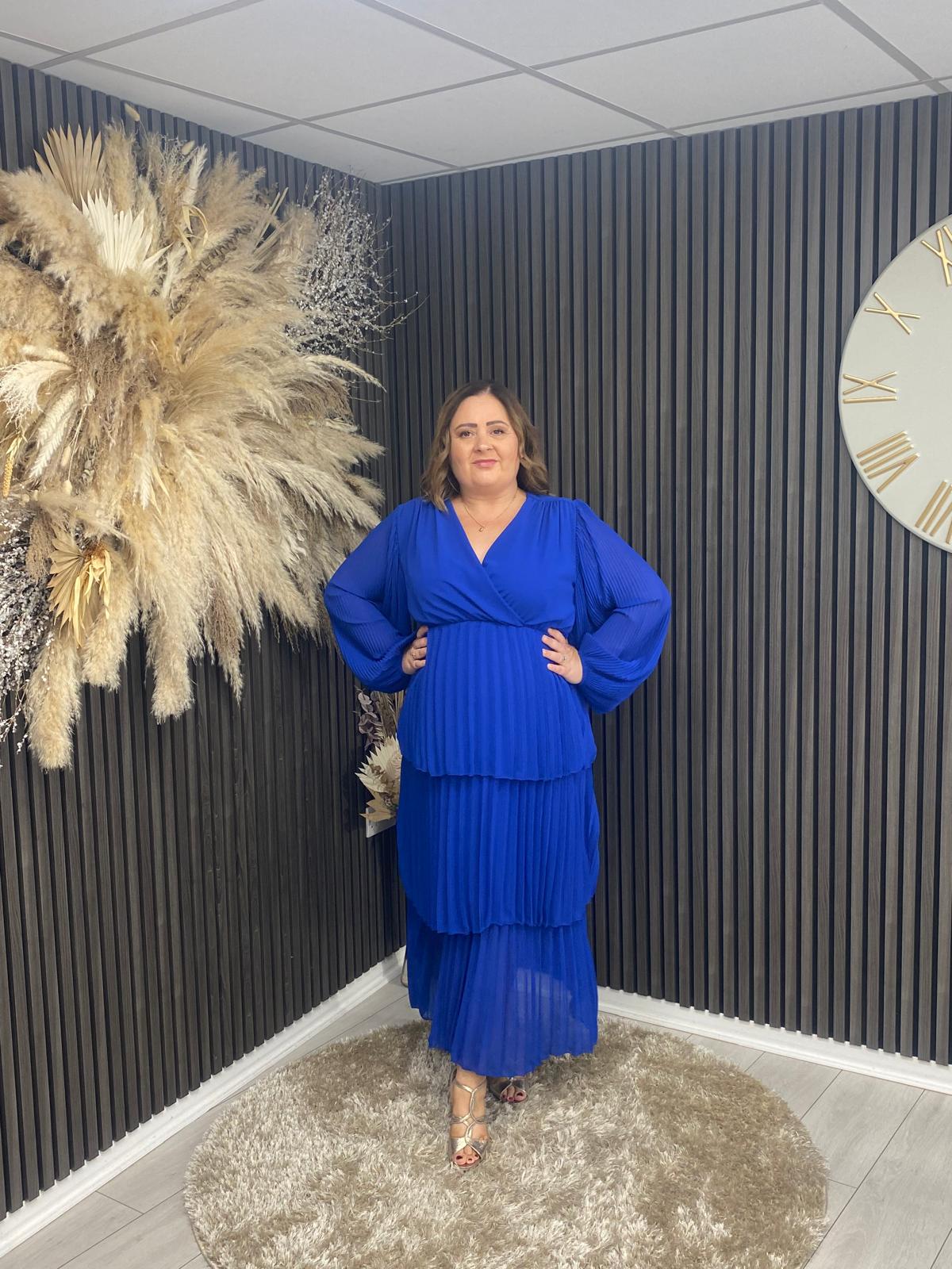 JO JO DRESS - ROYAL BLUE