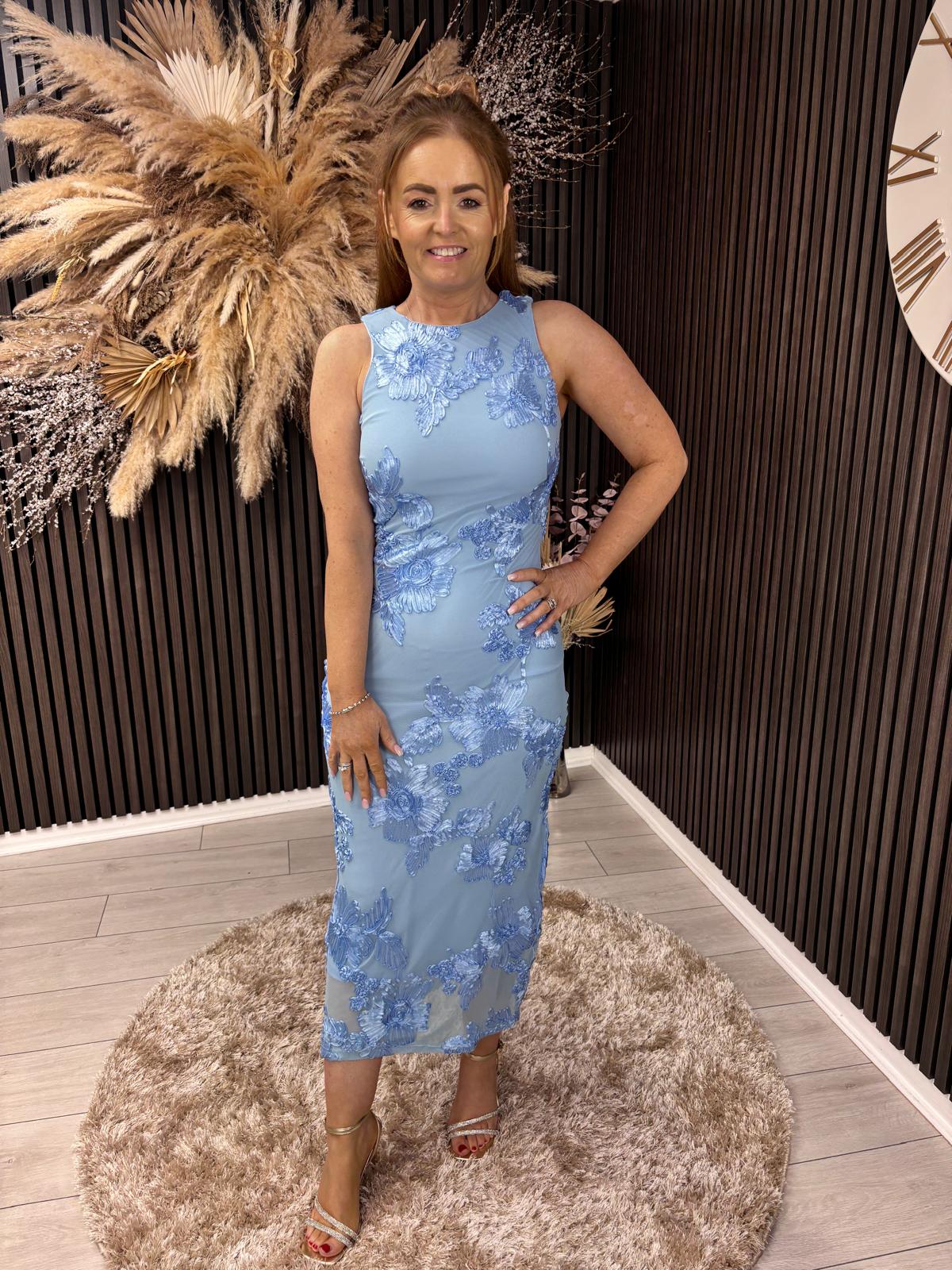 NOREEN DRESS - BLUE