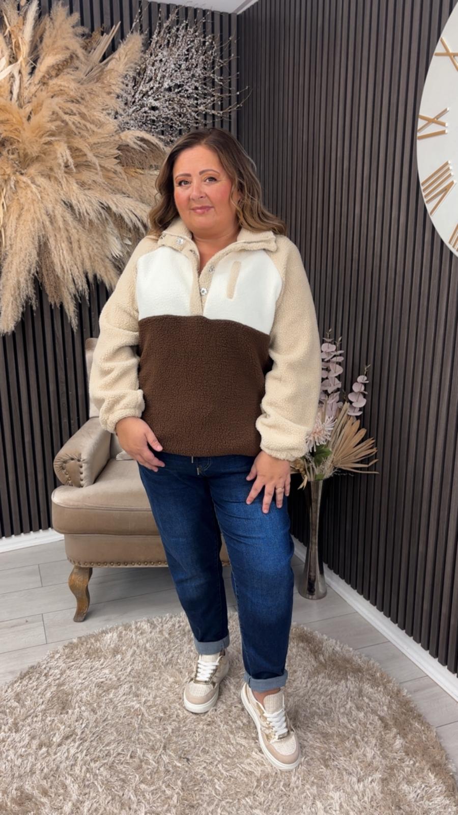 TALA FLEECE - BROWN