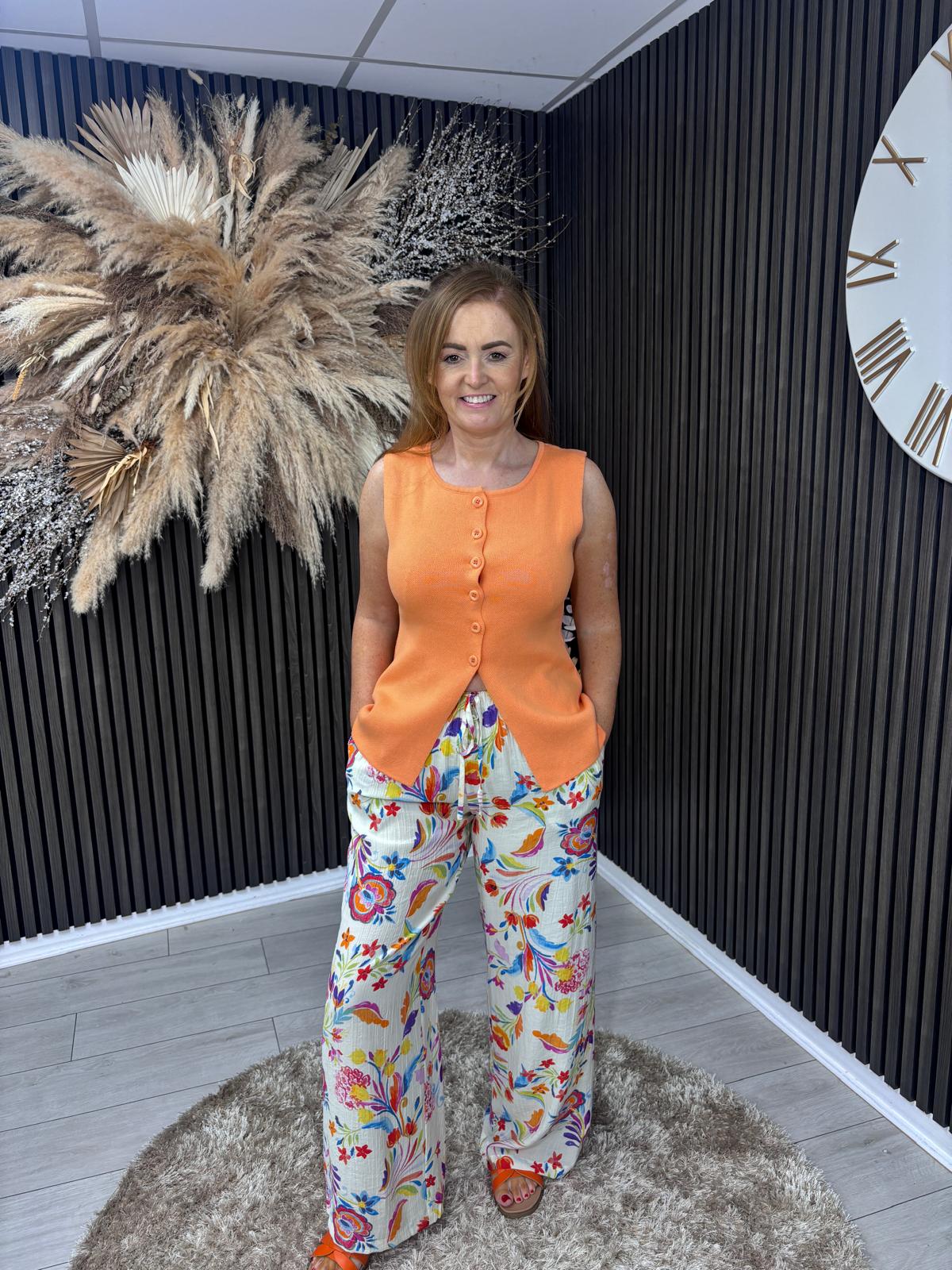 MANDY VEST - ORANGE