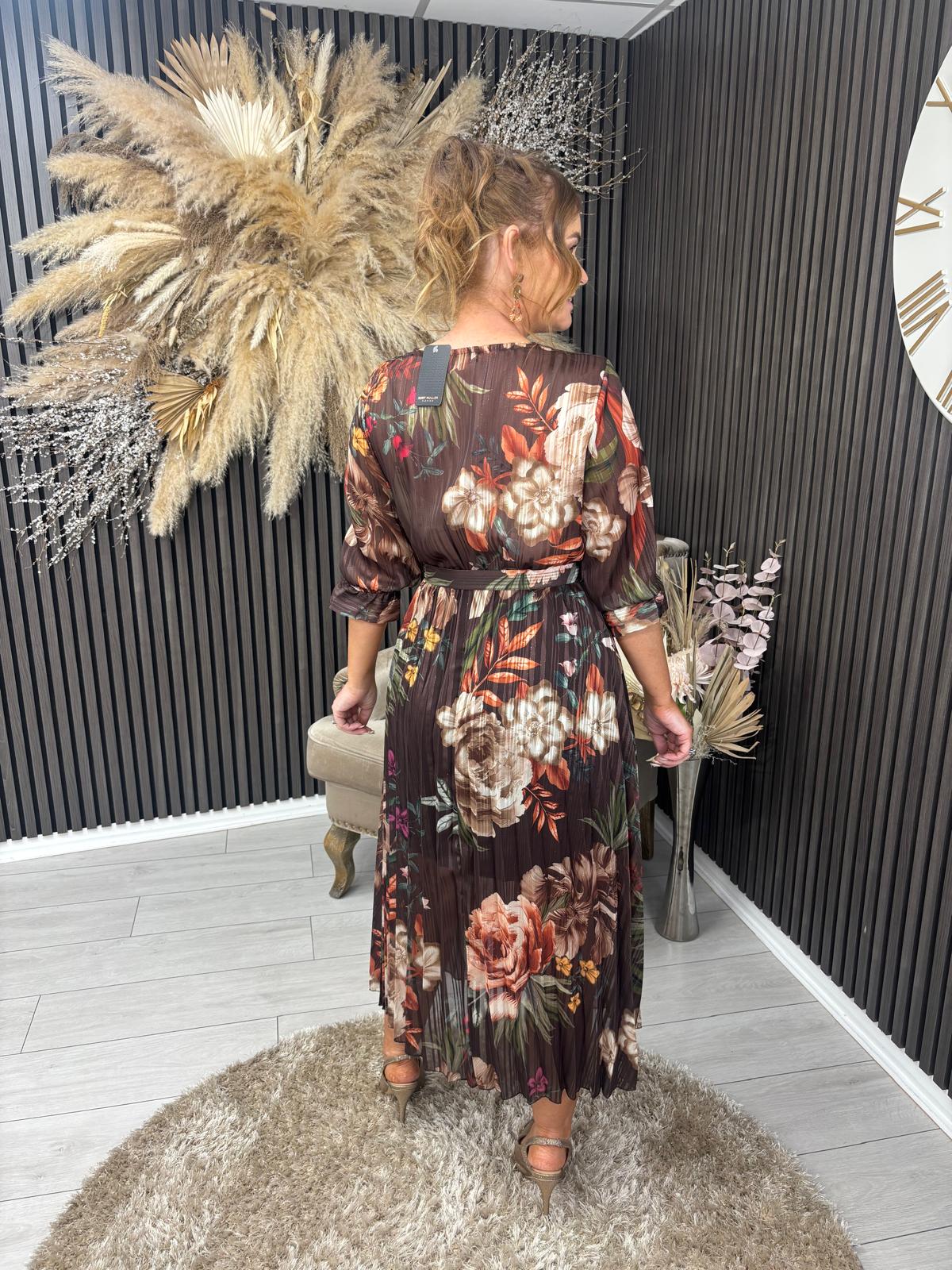 MARISSA DRESS - BROWN