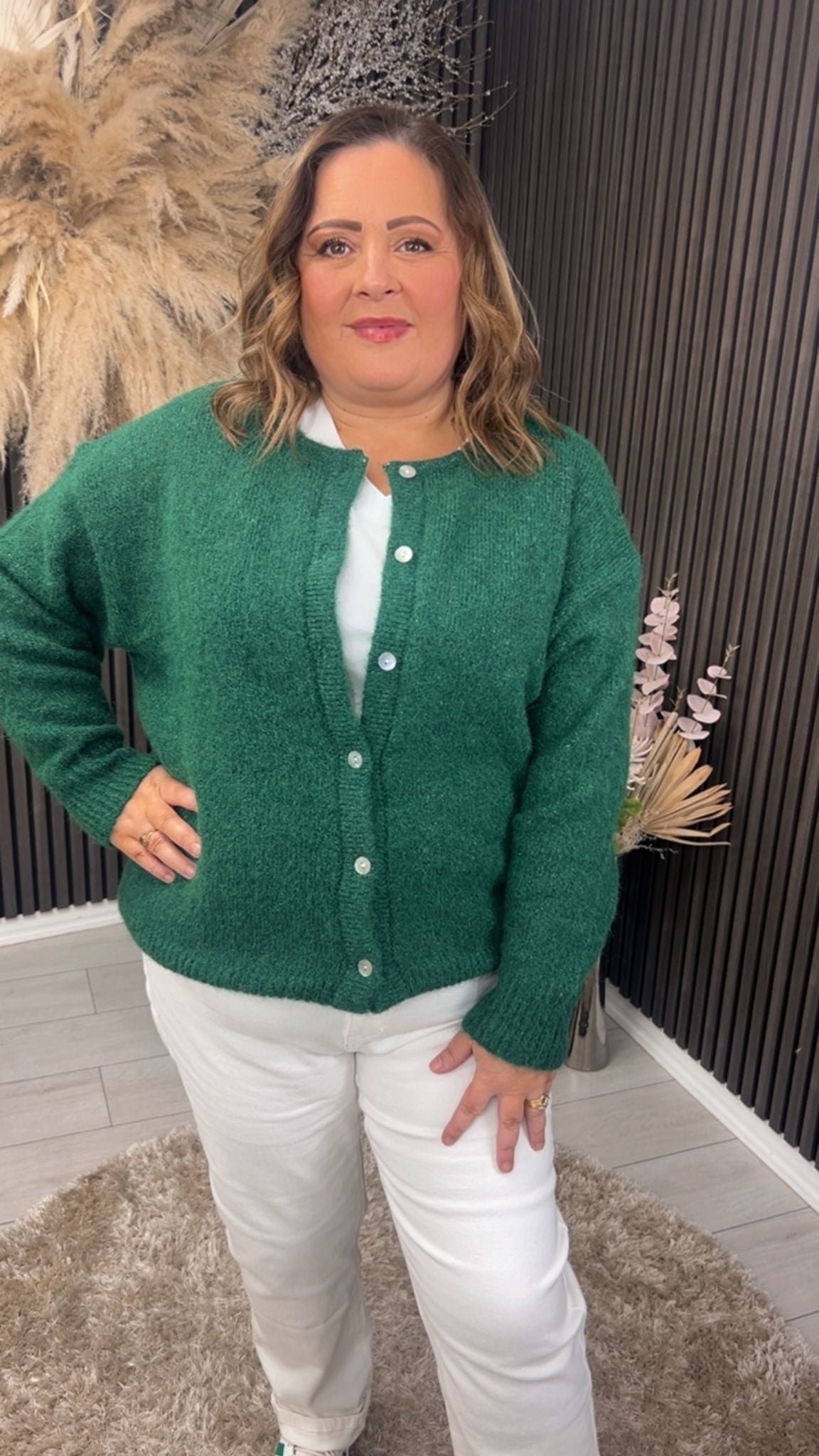 MURIEL CARDIGAN - GREEN