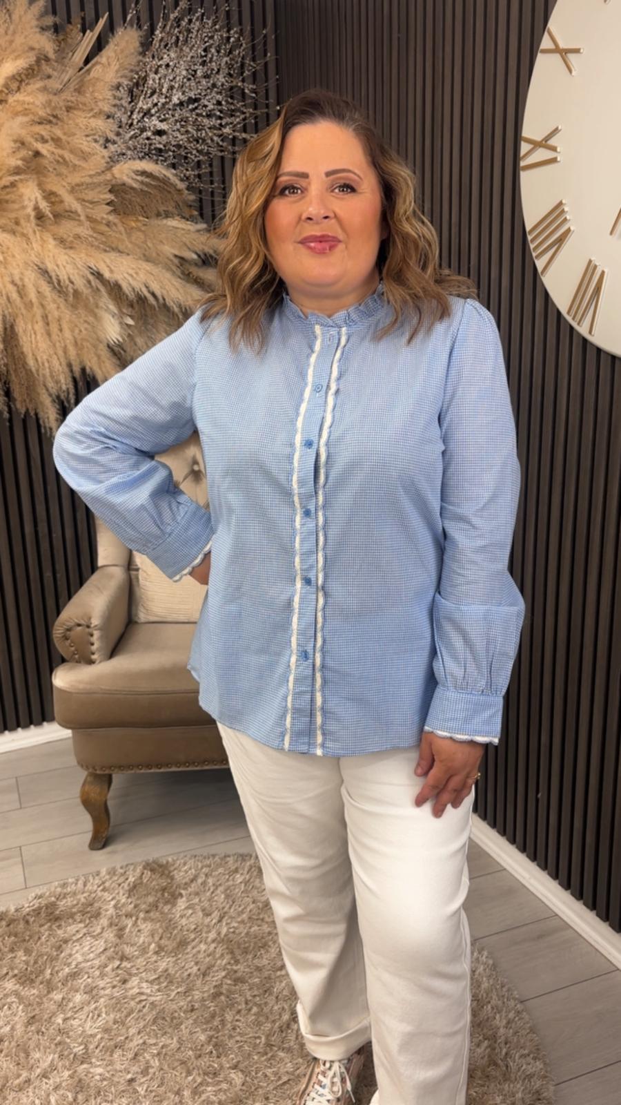 SANDRA SHIRT - BLUE